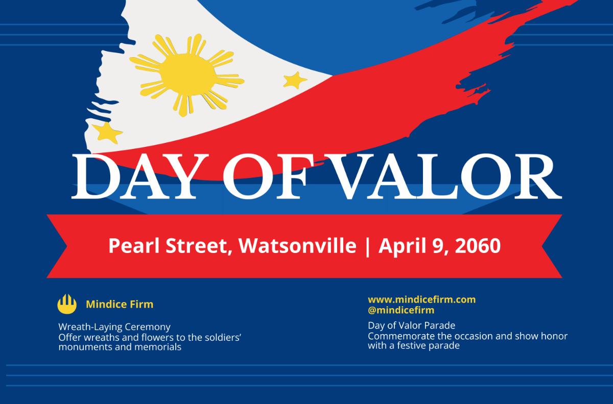 Wallpaper #4aX5NpMBVBiSkHCabIog263 Day of Valor Banner Template Edit Online Download Example