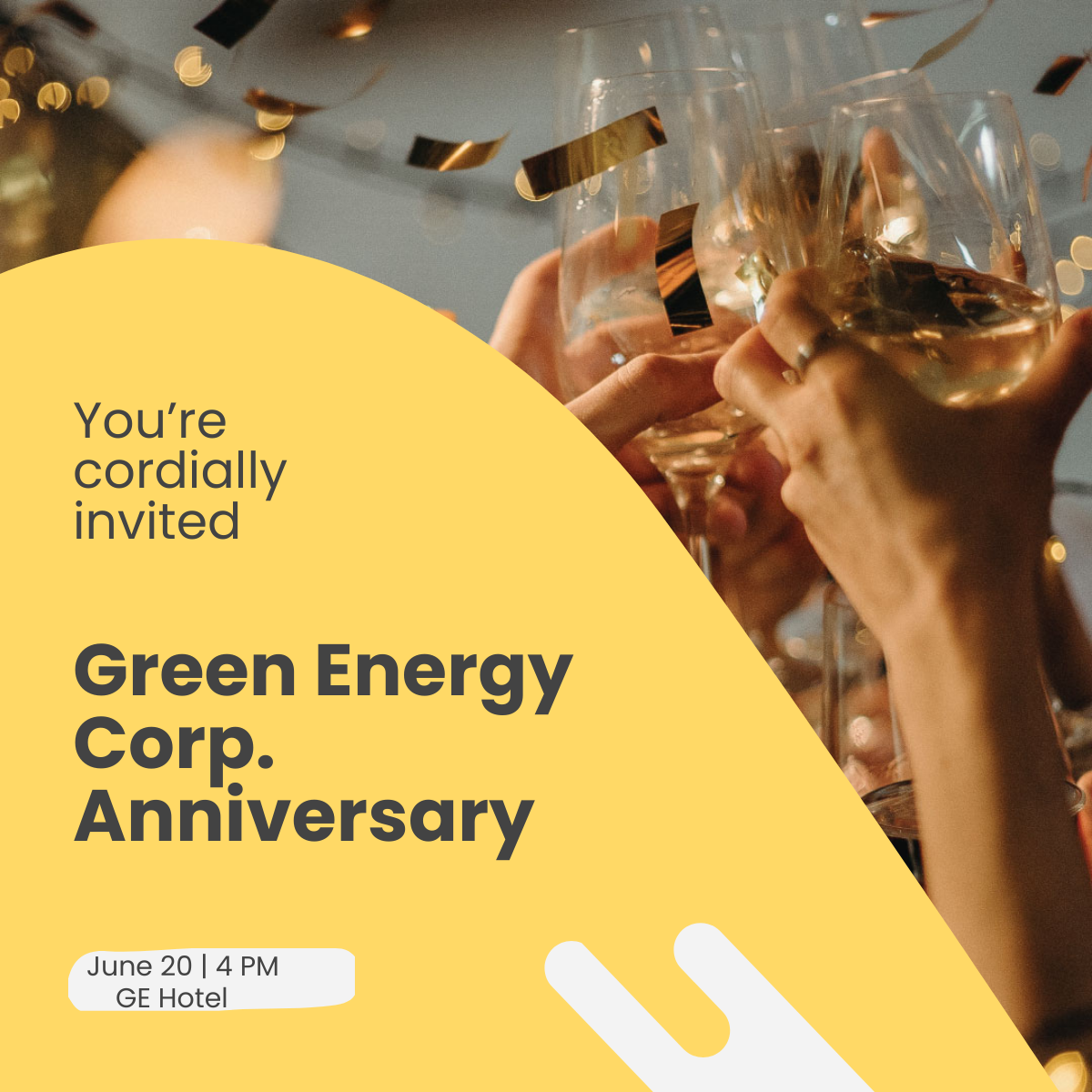 Wallpaper #i2cP5pIBSpphPi3-eTKB368 Company Anniversary Invitation Linkedin Post Template Edit Online