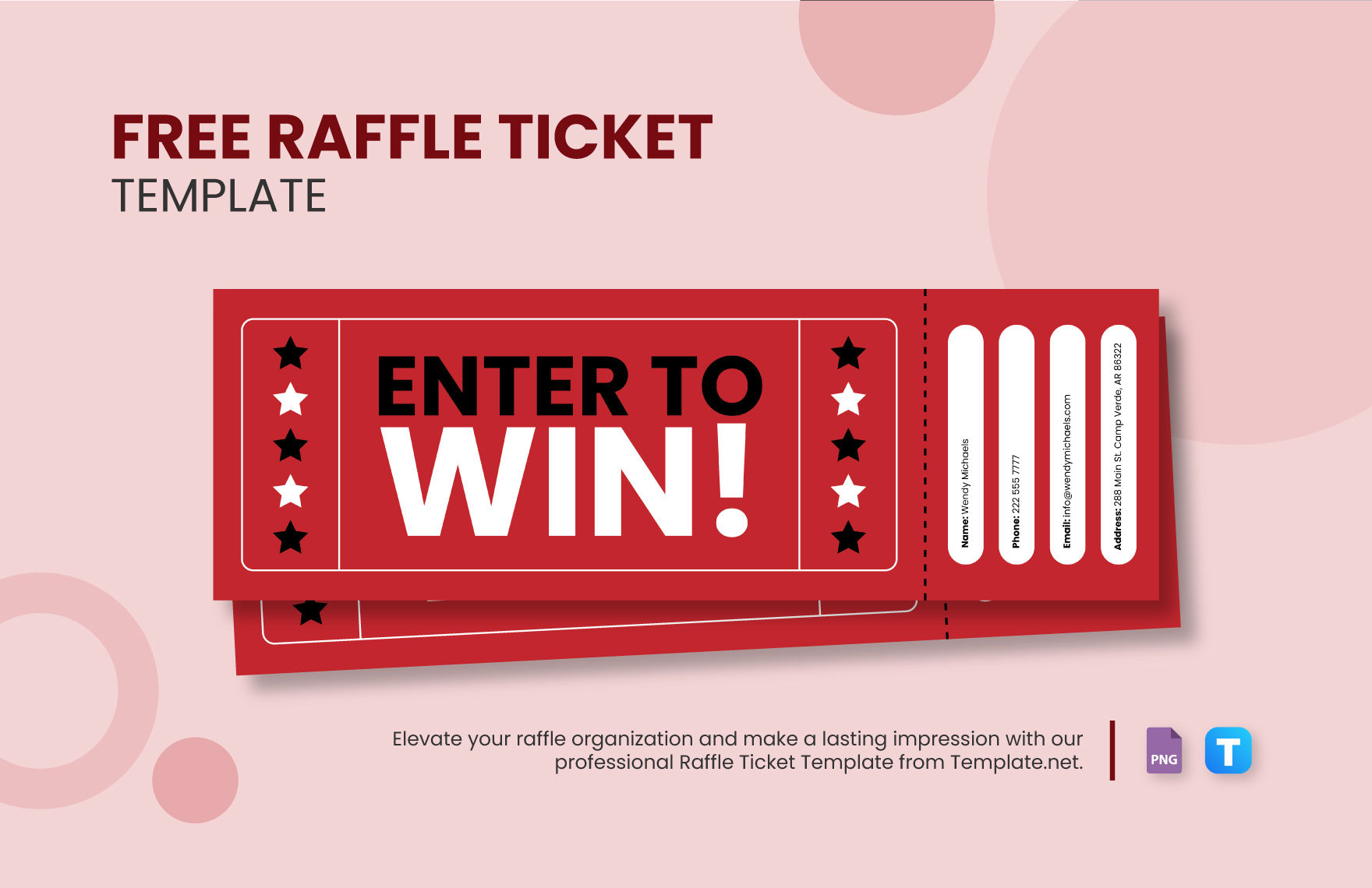 Wallpaper #58496 Free Printable Raffle Ticket Templates