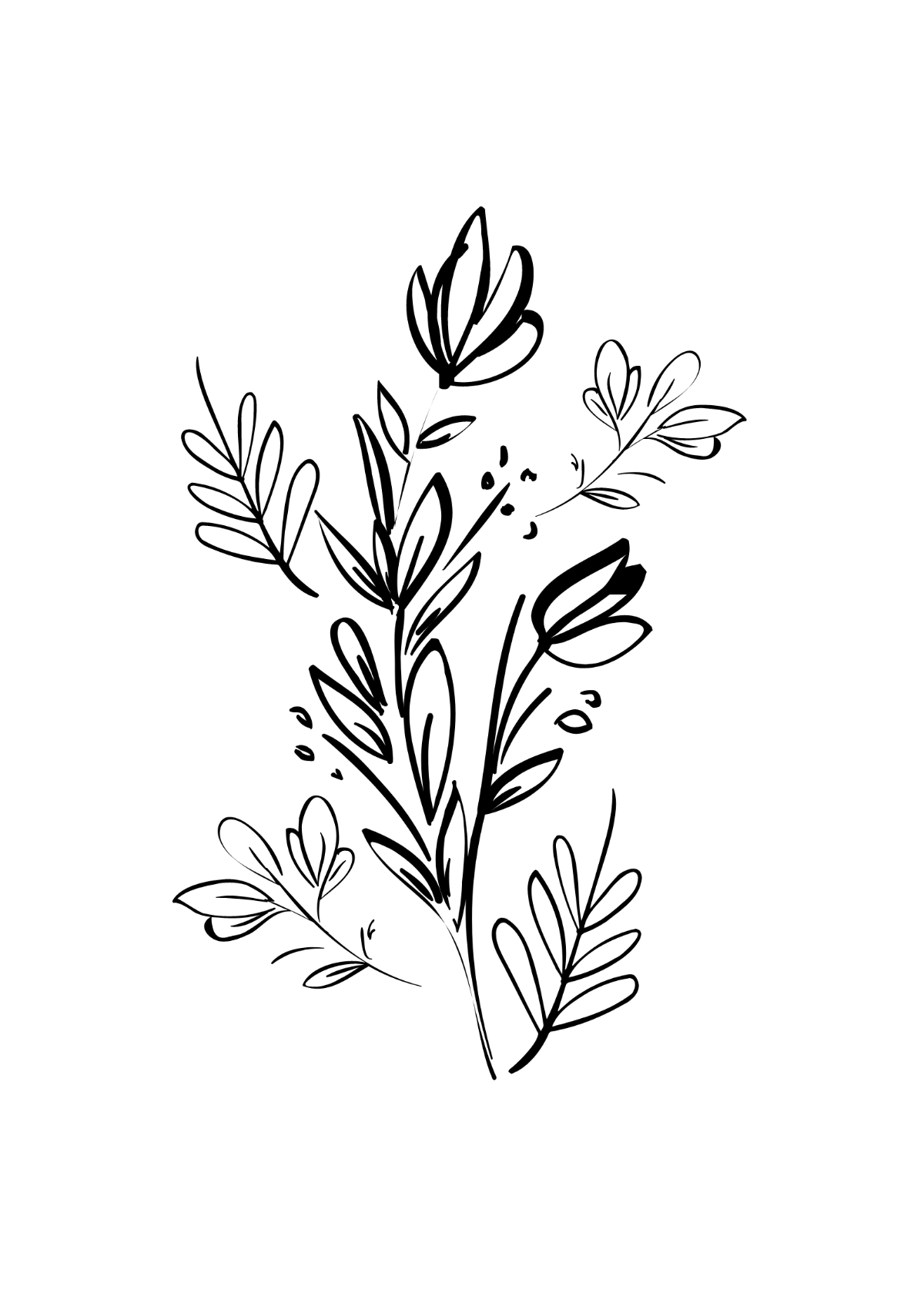 Wallpaper #2f-aZ5MB3lSXT3zUluJX287 Free Minimalist Flower Drawing Template Edit Online Download