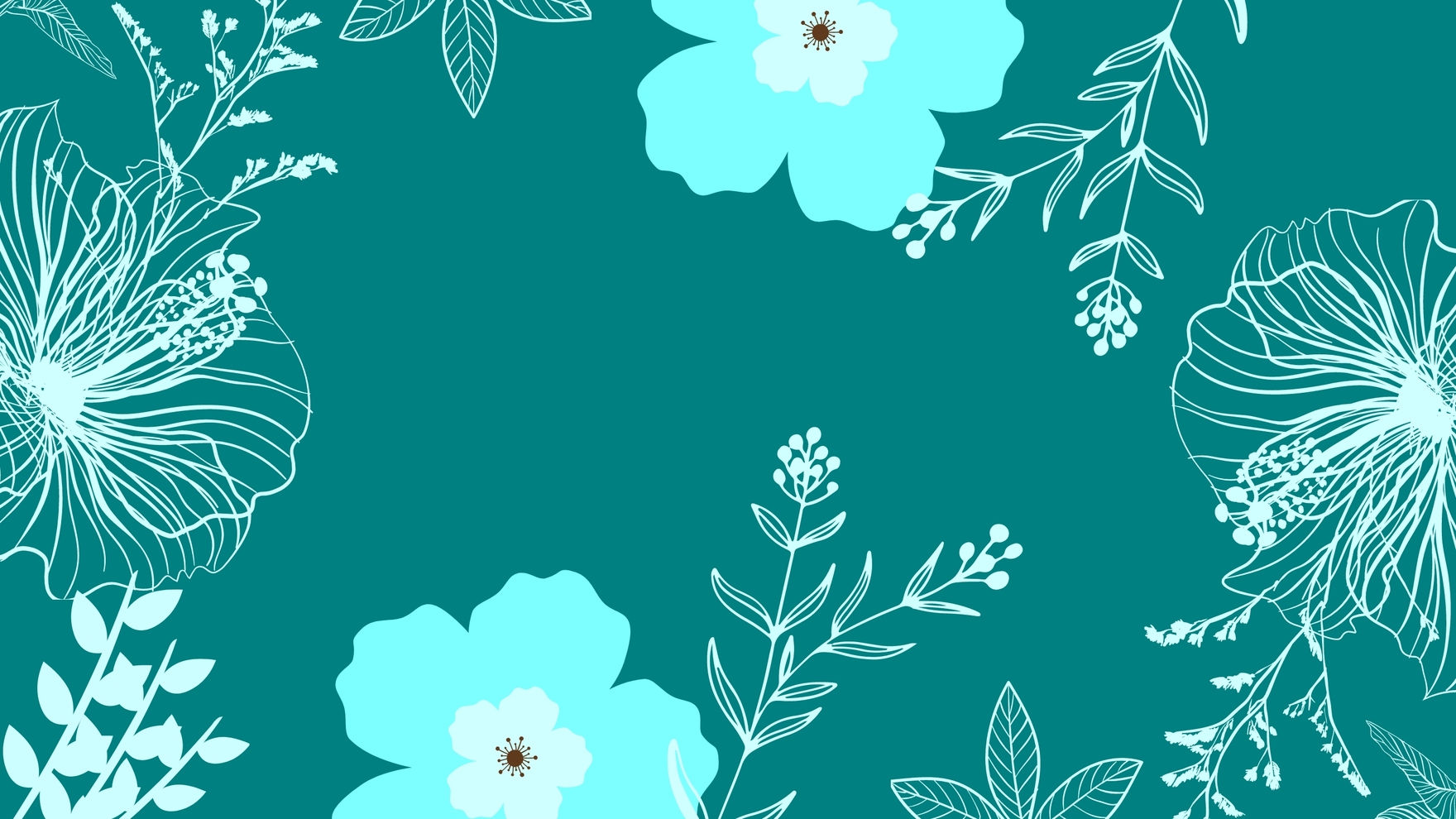 Wallpaper #zGhWIpMBSpphPi3-CTJk15 Teal Floral Backgrounds