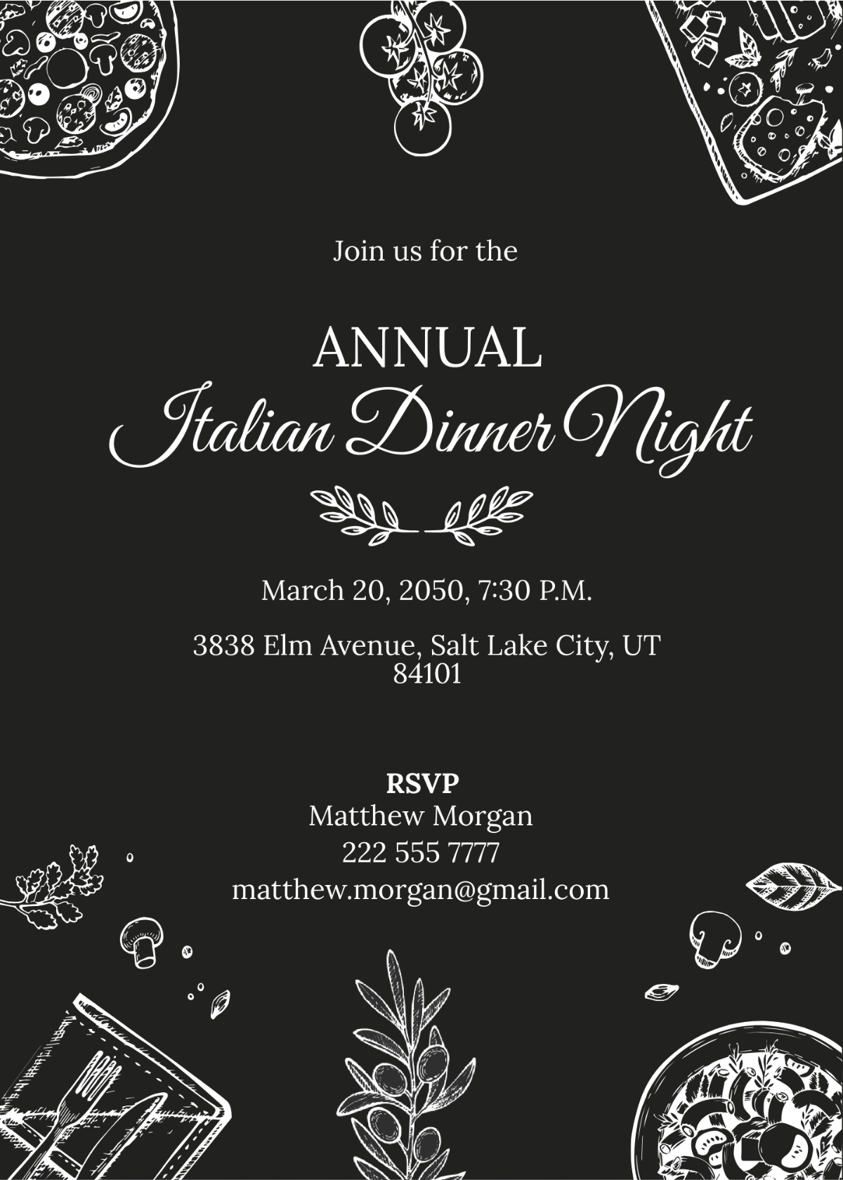 Wallpaper #i2cP5pIBSpphPi3-eTKB337 Annual Dinner Invitation Template Edit Online Download Example