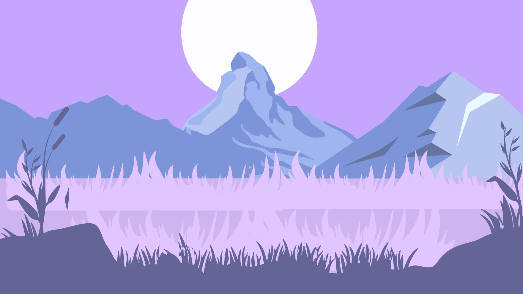 Wallpaper #s-9ES5MBMN-XEVvVNzoH267 Grass and Mountain Background in Illustrator Svg Jpg Eps Png