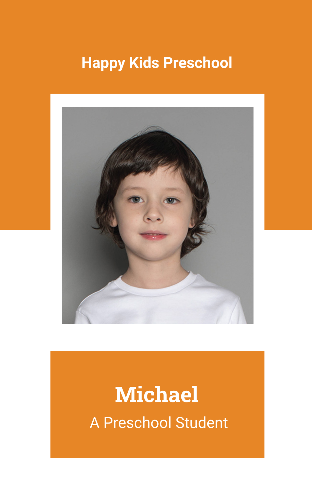 Wallpaper #t2f5-pIBSpphPi3-1JI2358 Preschool Id Card Template Edit Online Download Example Templatenet