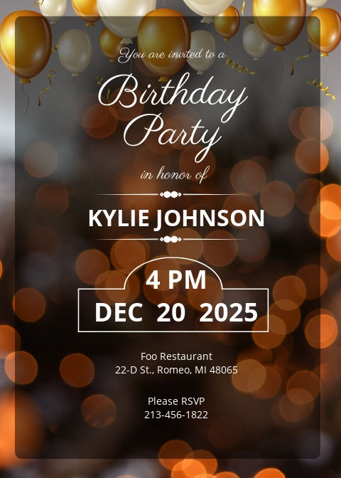 Wallpaper #tbne3ZIBJvJKYCmEsQLe172 Free Birthday Party Invitation Templates in Pdf Templatenet