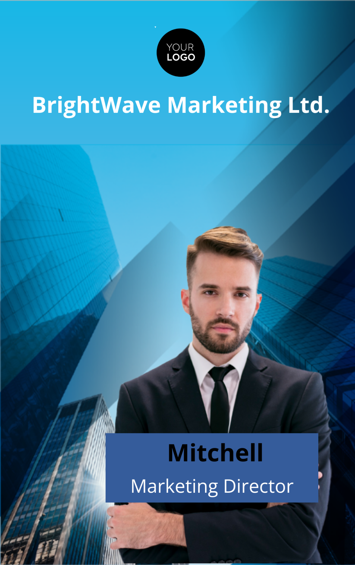 Wallpaper #t2f5-pIBSpphPi3-1JI2365 Free Global Marketing Expert Id Card Template Edit Online Download