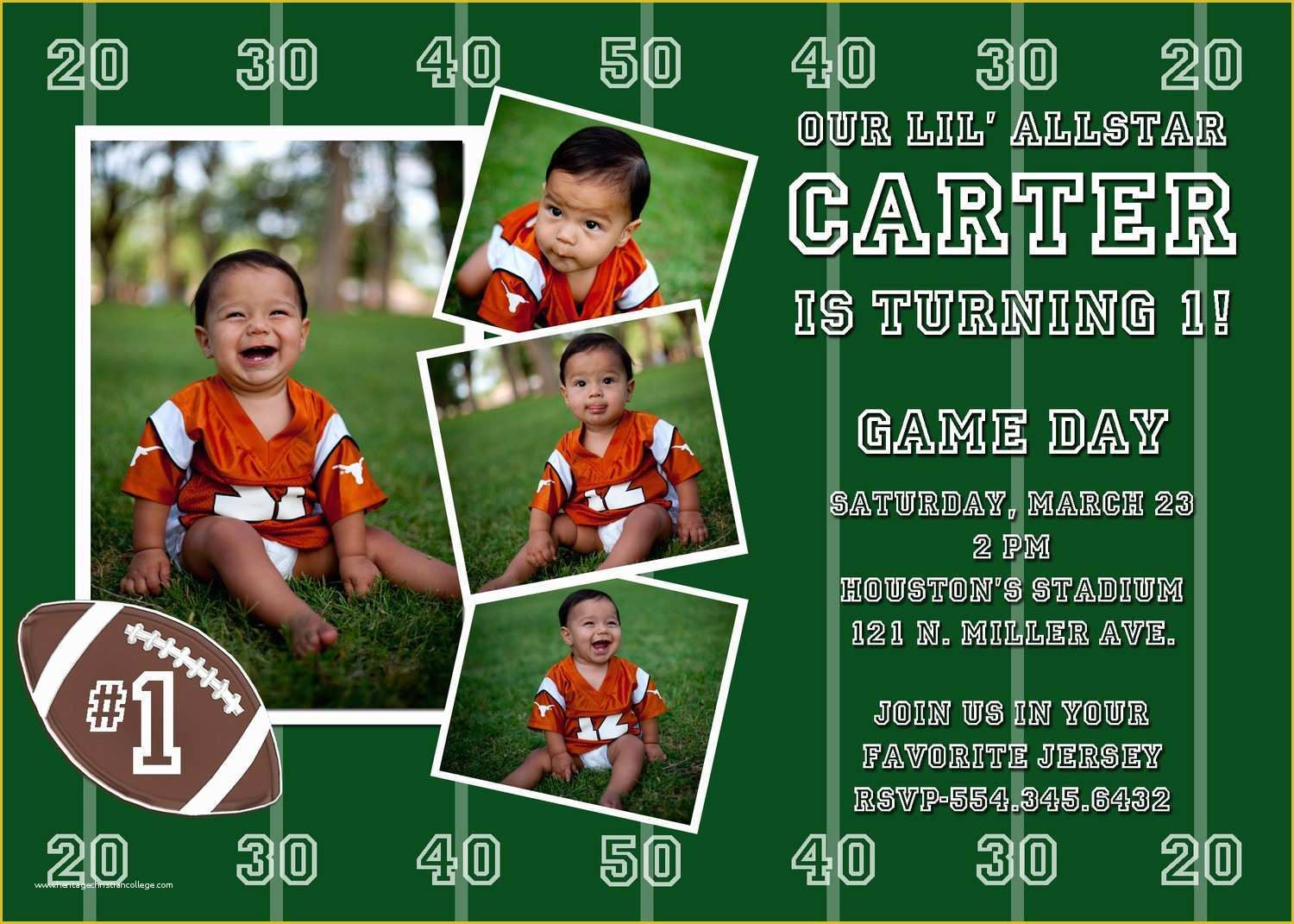 Wallpaper #f6344 Free Printable Football Birthday Invitations Drevio Free and