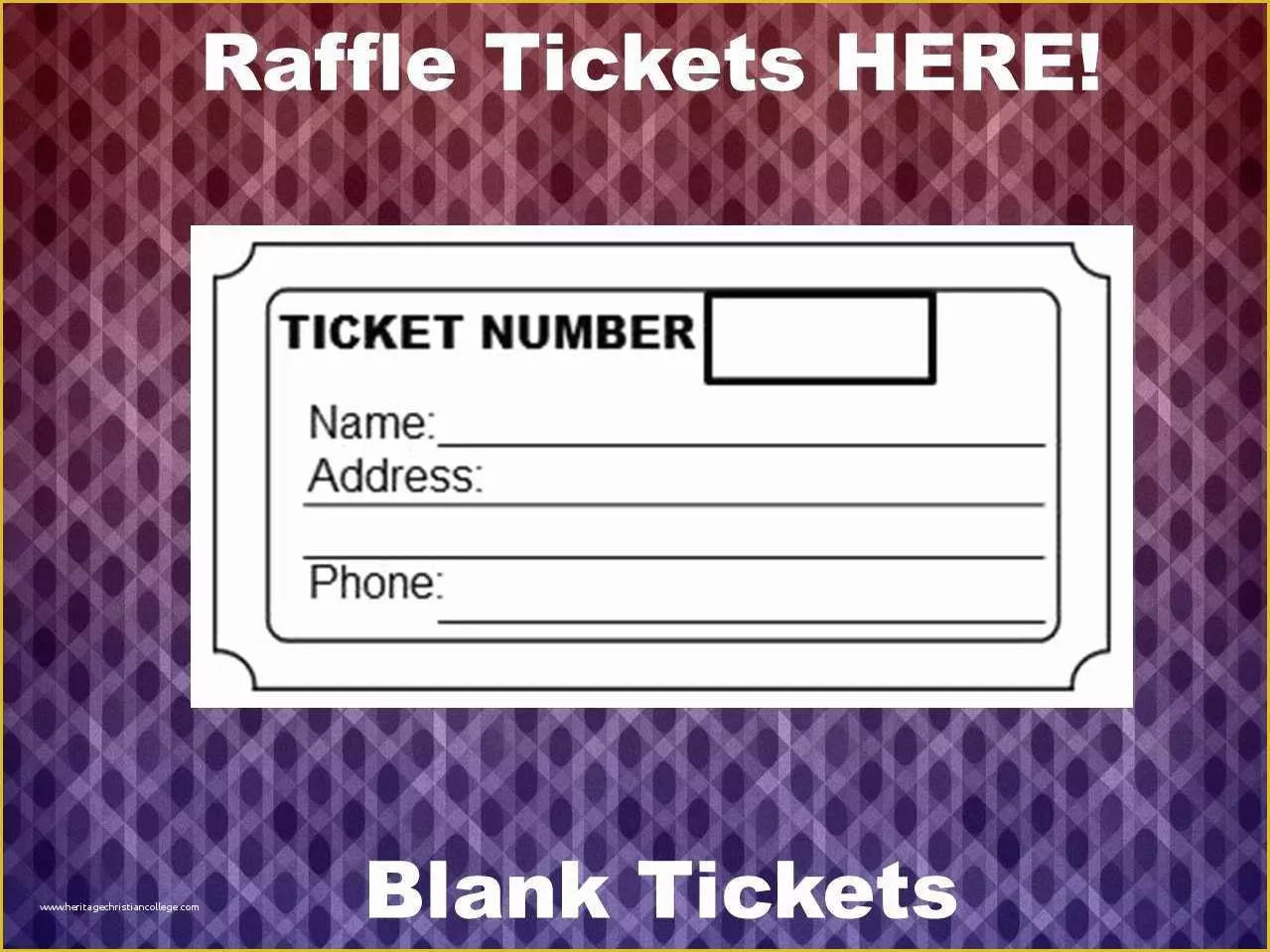 Wallpaper #58496 Free Printable Raffle Ticket Templates