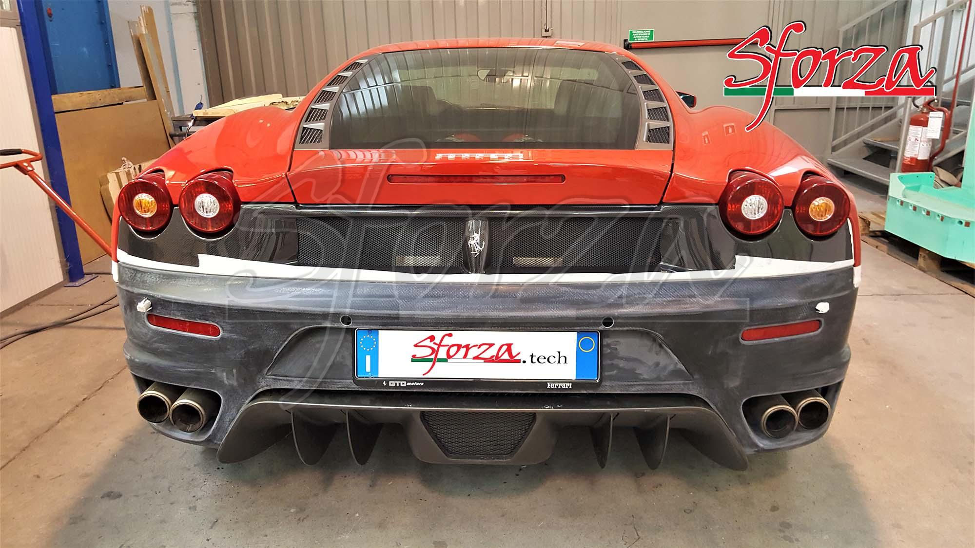 Wallpaper #CgBc6o4BSdW8dNouug8M22 Ferrari F430 Rear Bumper for Carbon Moulding Connector Scuderia Upgrade