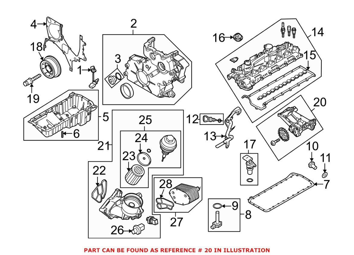 Wallpaper #2mioF5MBSpphPi3-tQ82321 BMW Engine Oil Pump Genuine BMW 11417805815