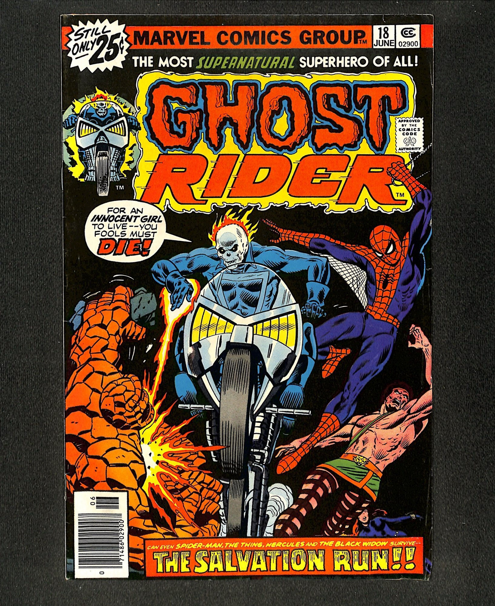 Wallpaper #8fQZOpMBKFX8bn3rGXdZ244 Ghost Rider 1973 18 Spider Man Comic Books Bronze Age Marvel