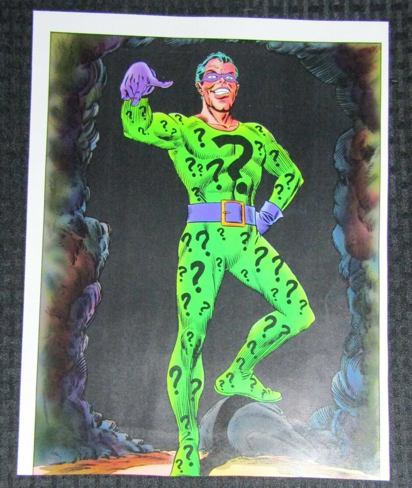 Wallpaper #pywtSpMB0E1QgA7wOvWE71 1978 DC Comics Riddler 11x14 Pin Up Poster Fn 60 Comic Collectibles