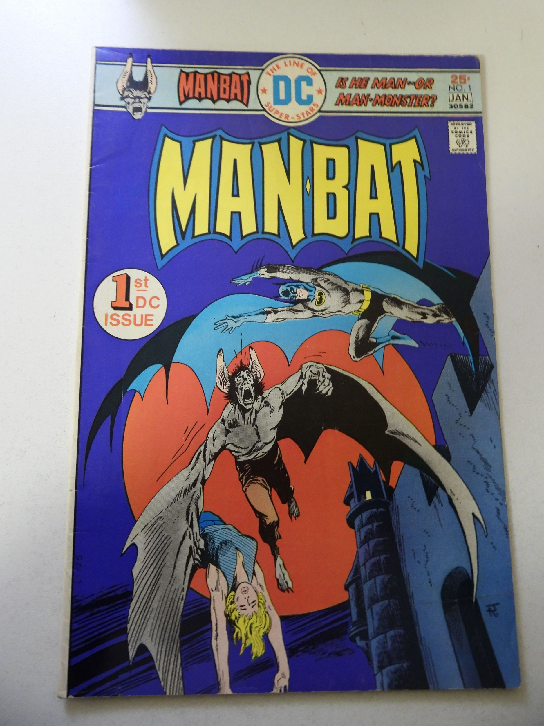 Wallpaper #eWgRG5MBSpphPi3-Fx6I71 Man Bat 1 1976 Fn Condition Comic Books Bronze Age DC Comics