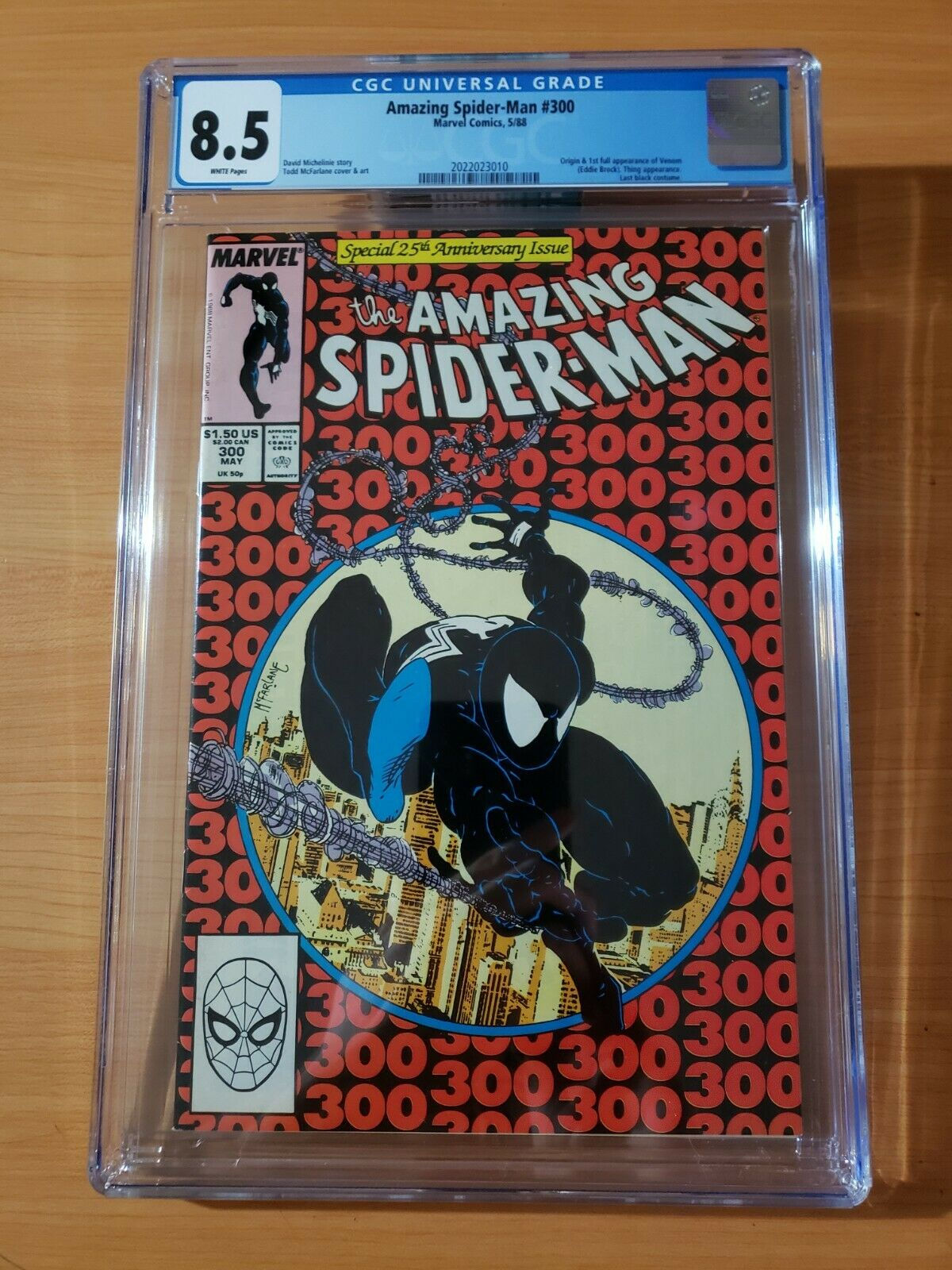 Wallpaper #Cmeq6JIBSpphPi3-jz7A37 The Amazing Spider Man 300 First Appearance Venom Cgc 85 1988