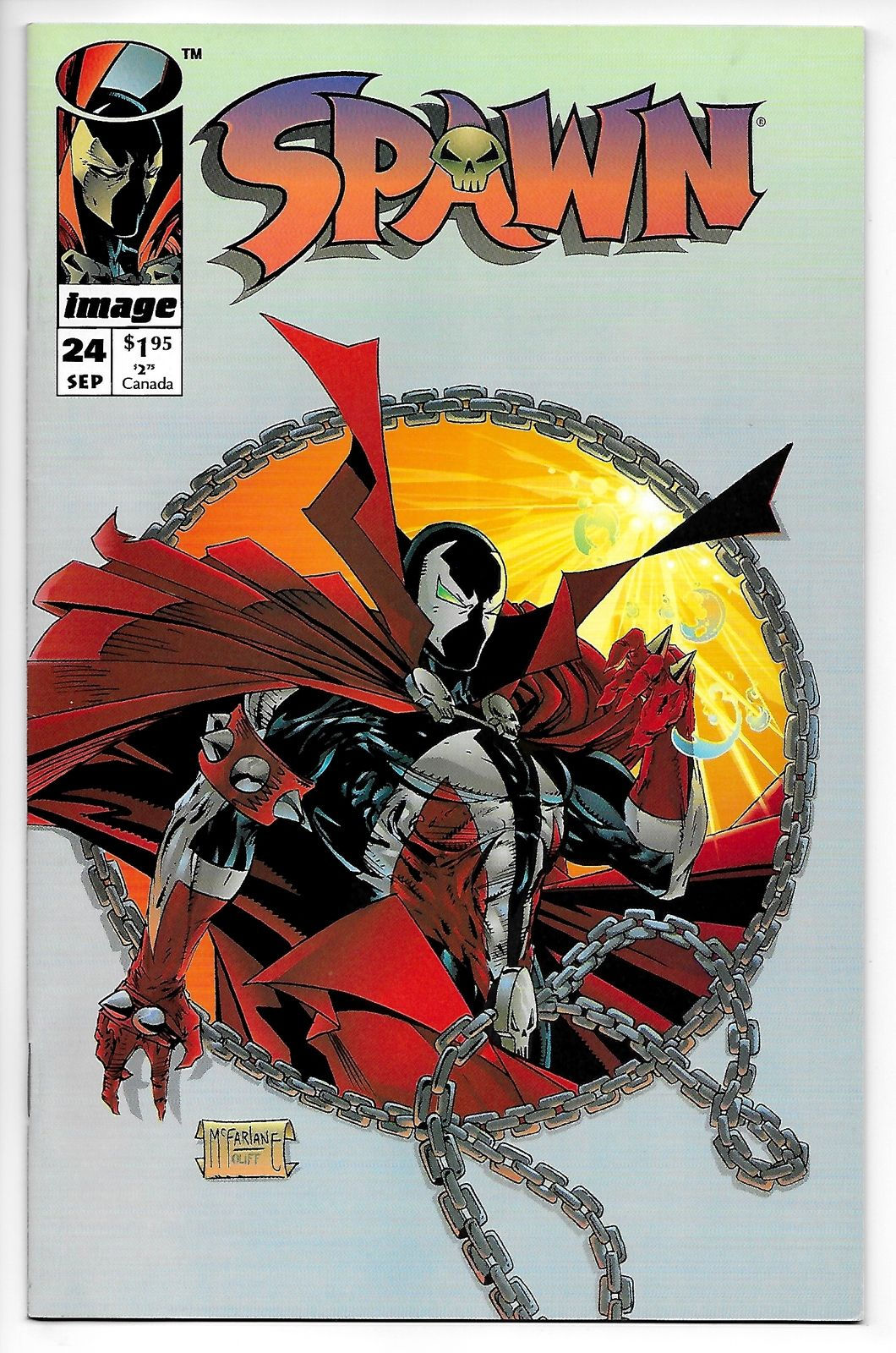 Wallpaper #z2dK-5IBSpphPi3-fJPS53 Spawn 24 Todd Mcfarlane Art Image 1994 Vfnm Comic Books Modern