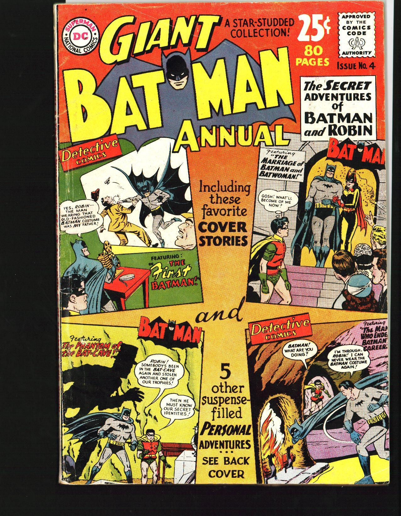 Wallpaper #zBlXII8BtGB6xQ789n1z16 Batman Annual 4 1962 Comic Books Silver Age DC Comics Batman