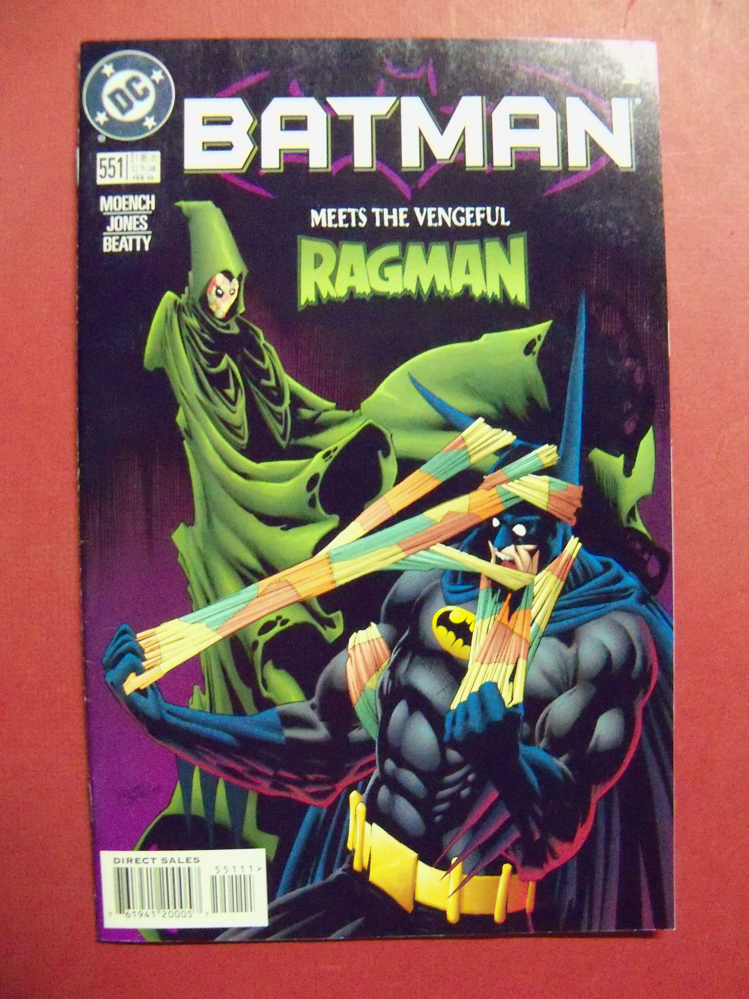 Wallpaper #lmda55IBSpphPi3-BTcb383 Batman 551 Near Mint 94 or Better DC Comics 1998 Comic Books