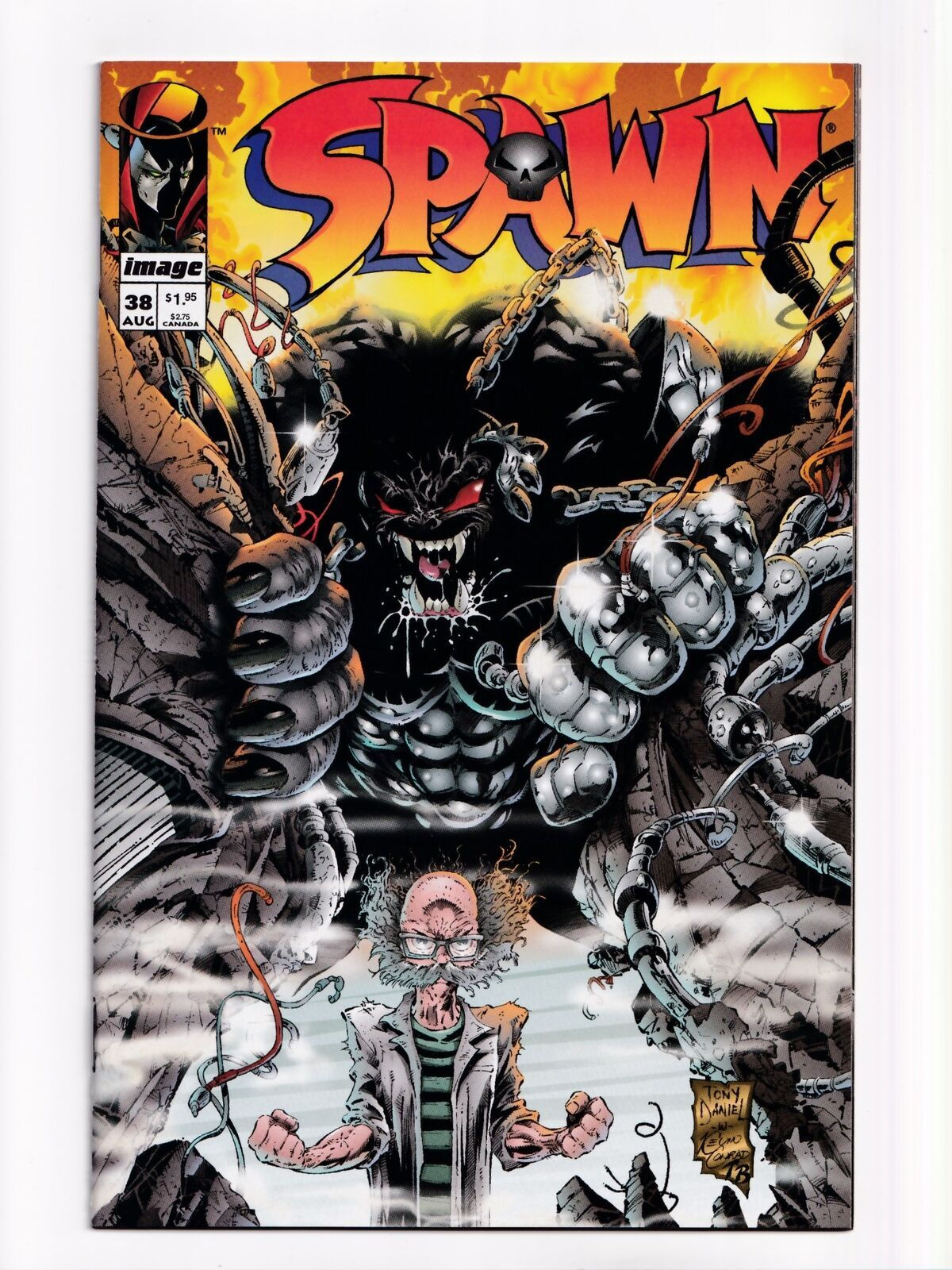 Wallpaper #i2es9pIBSpphPi3-hYSU149 Spawn 38 Image Comics 1995 Sharp Copy Nm 1st Appearance and Origin Cy
