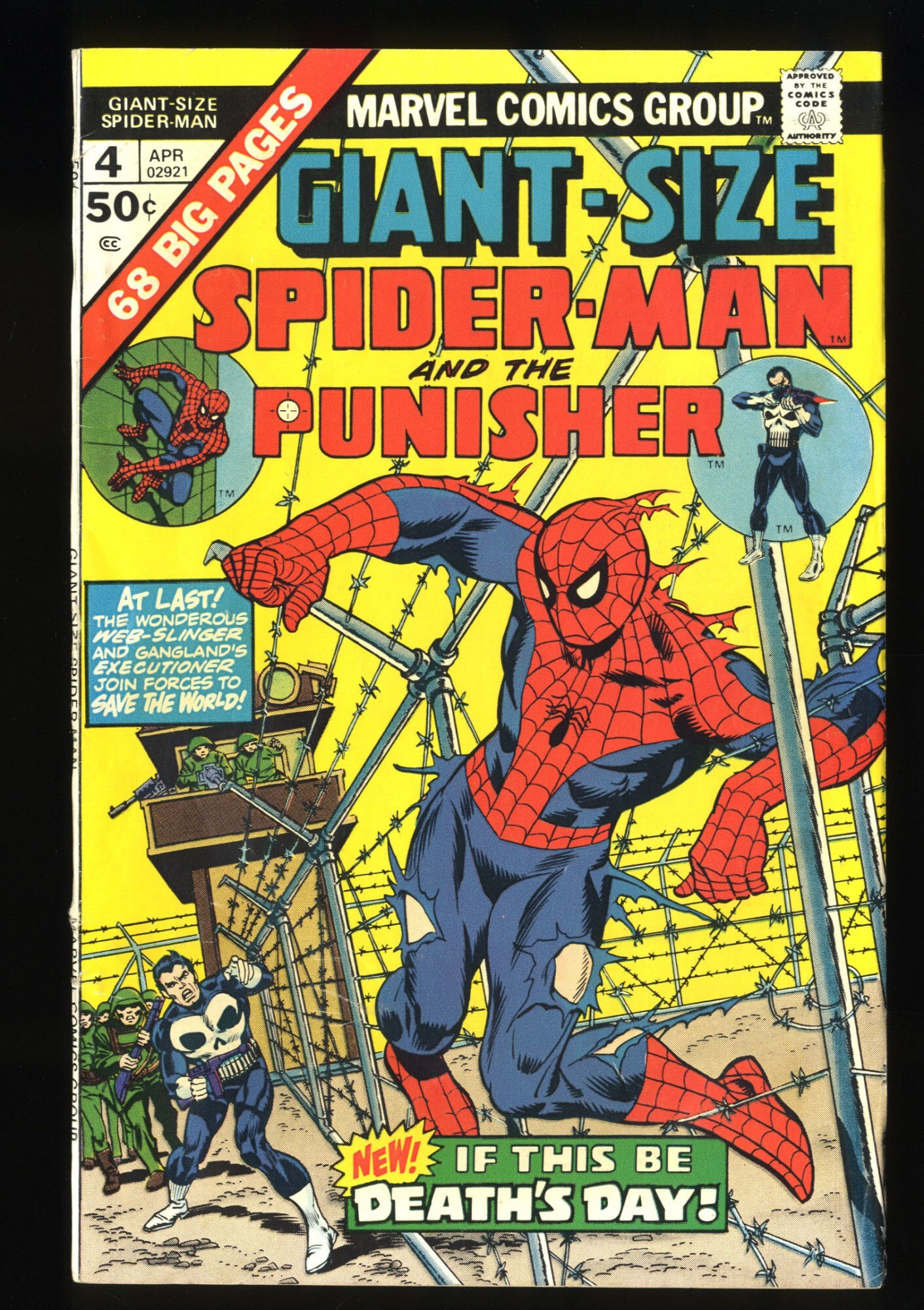 Wallpaper #dmeUBJMBSpphPi3-k7jo267 Giant Size Spider Man 4 Fn 55 3rd Punisher 1st Moses Magnum