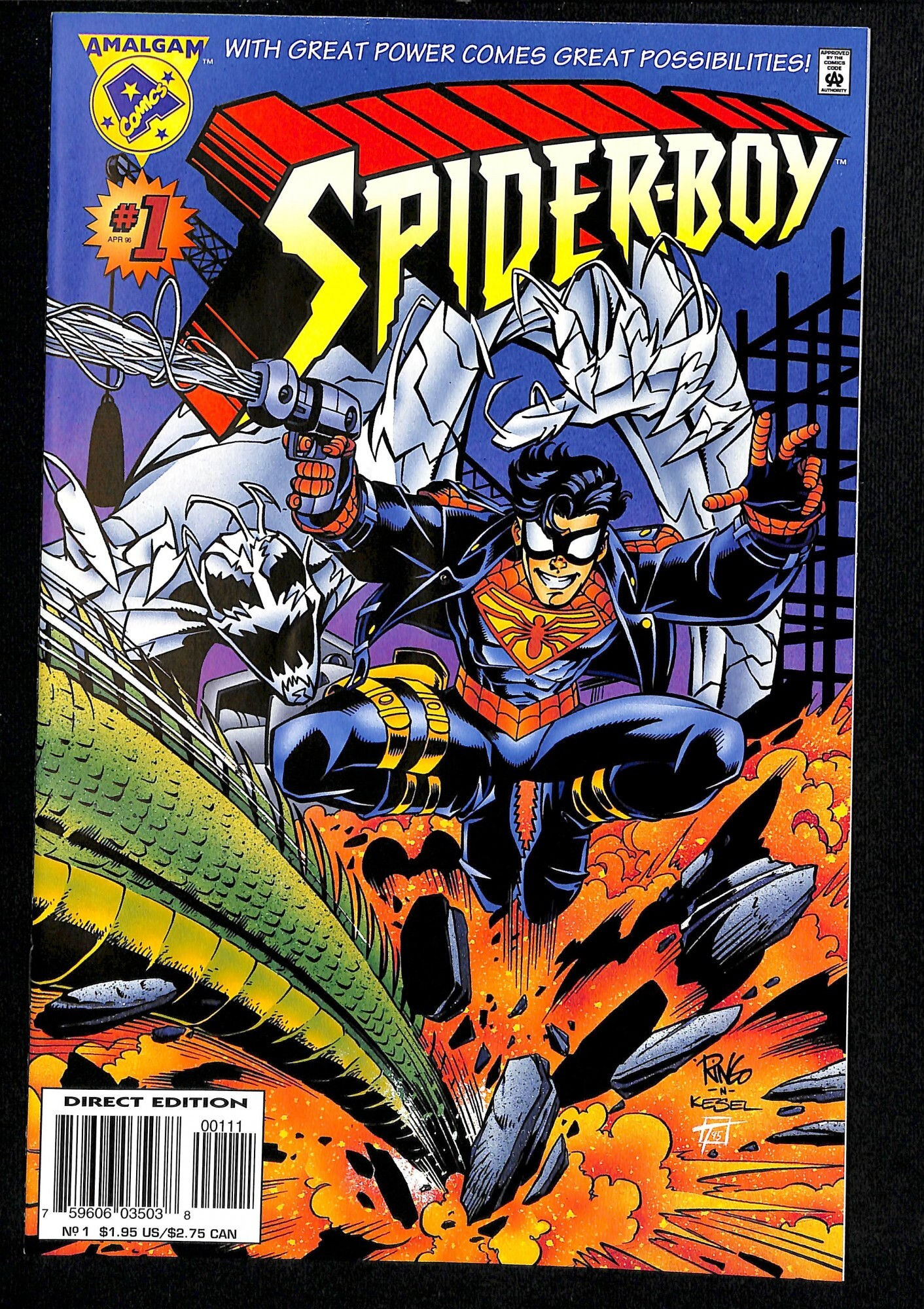 Wallpaper #HfSpOZMBKFX8bn3rAHe_207 Spider Boy 1 1996 Comic Books Modern Age Hipcomic