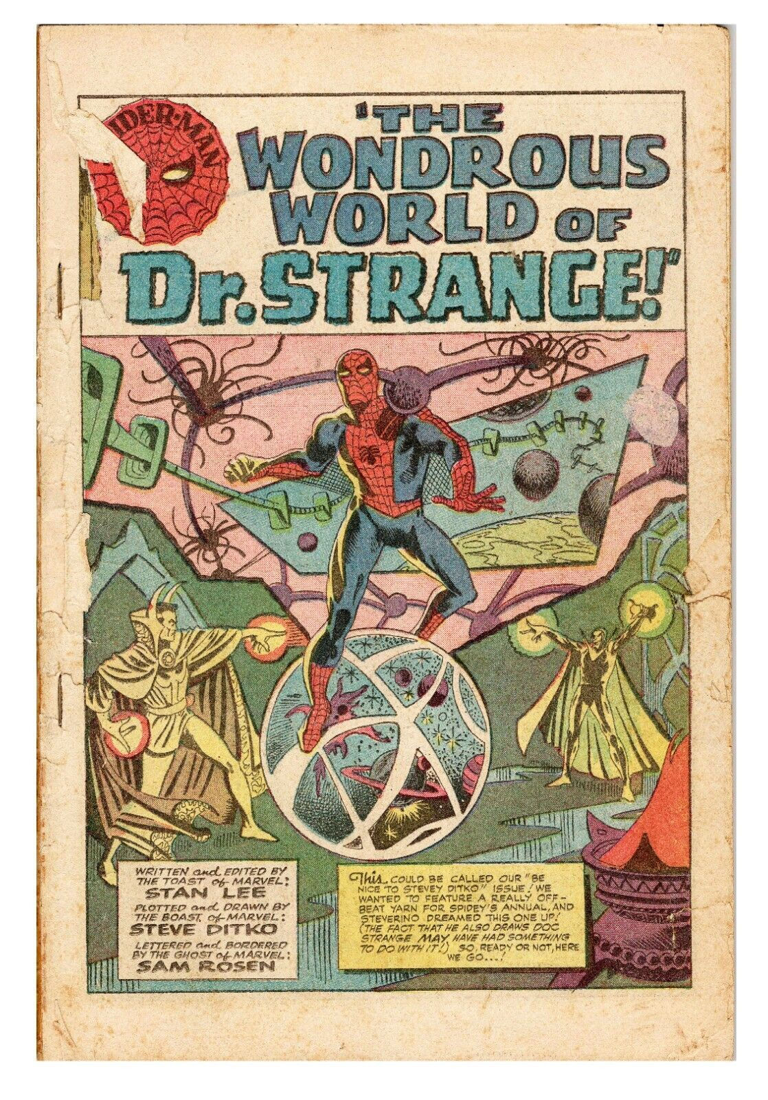 Wallpaper #3WfD_pIBSpphPi3-AKAQ30 Amazing Spider Man Annual 2 Vintage 1965 Marvel Comics 1st Dr Strange