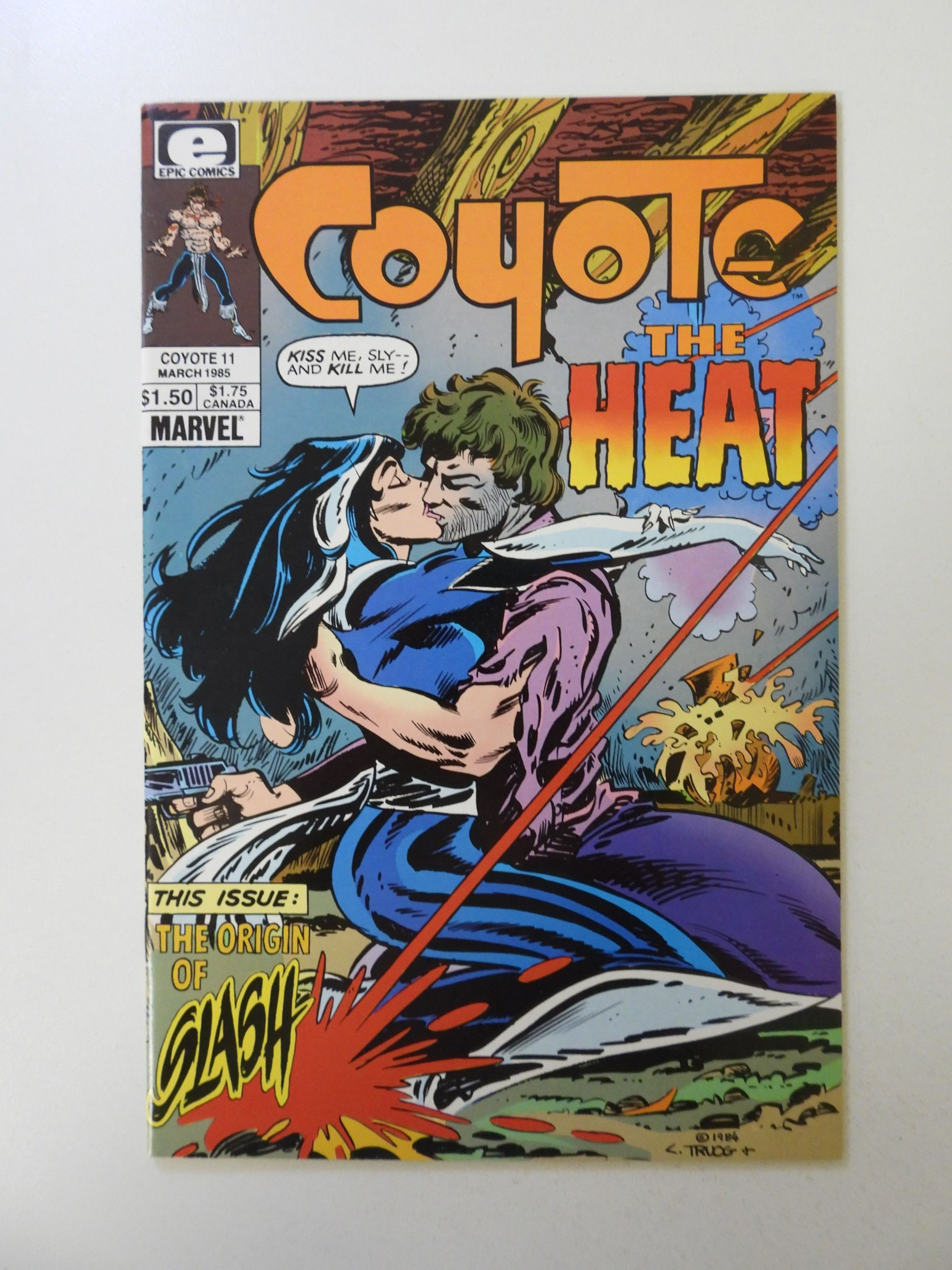 Wallpaper #z2dK-5IBSpphPi3-fJPS249 Coyote 11 1985 1st Todd Mcfarlane Published Art Vf Condition Comic