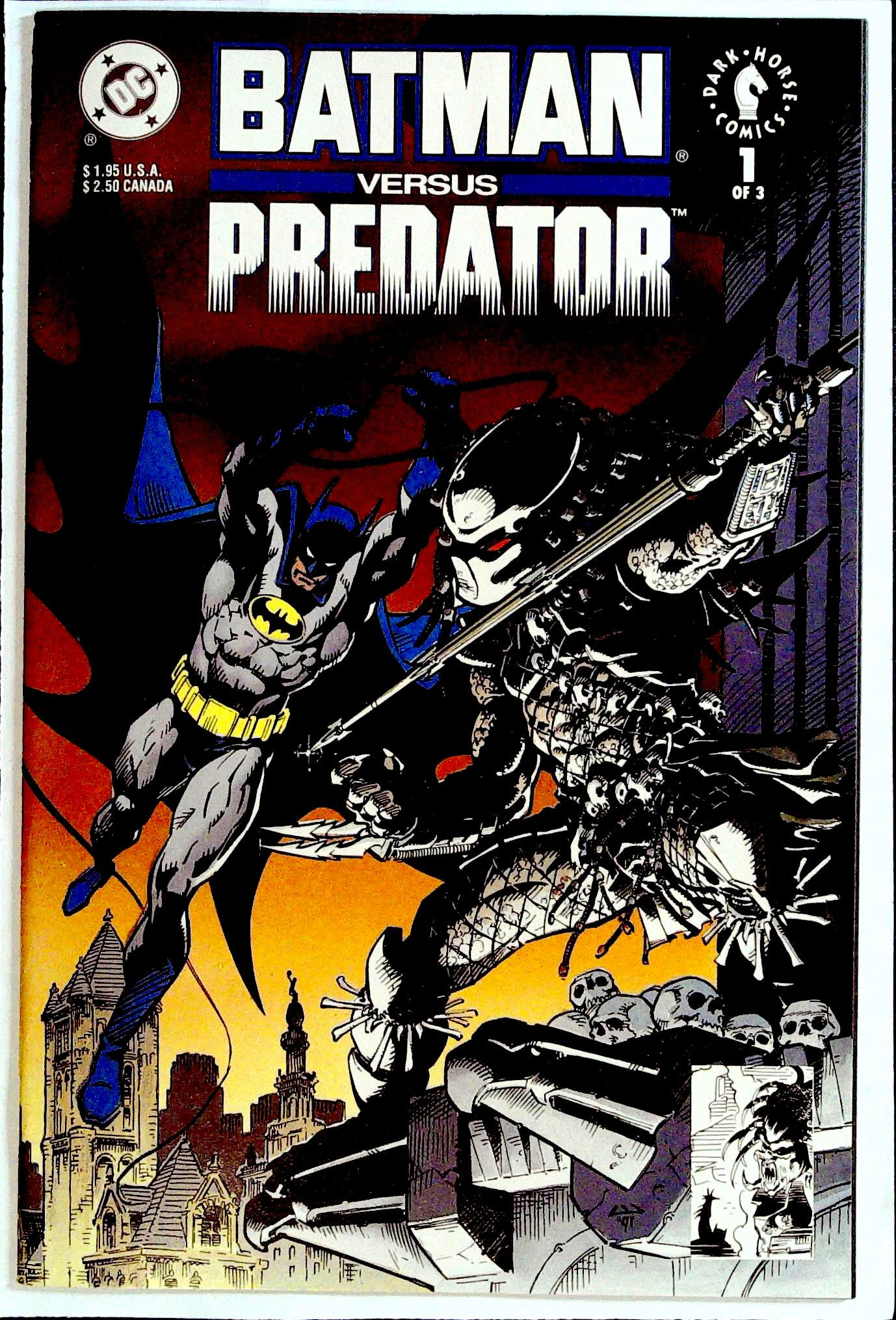 Wallpaper #oRmdLo8BtGB6xQ78s5Xo21 Batman Versus Predator 1 1991 Comic Books Copper Age Hipcomic