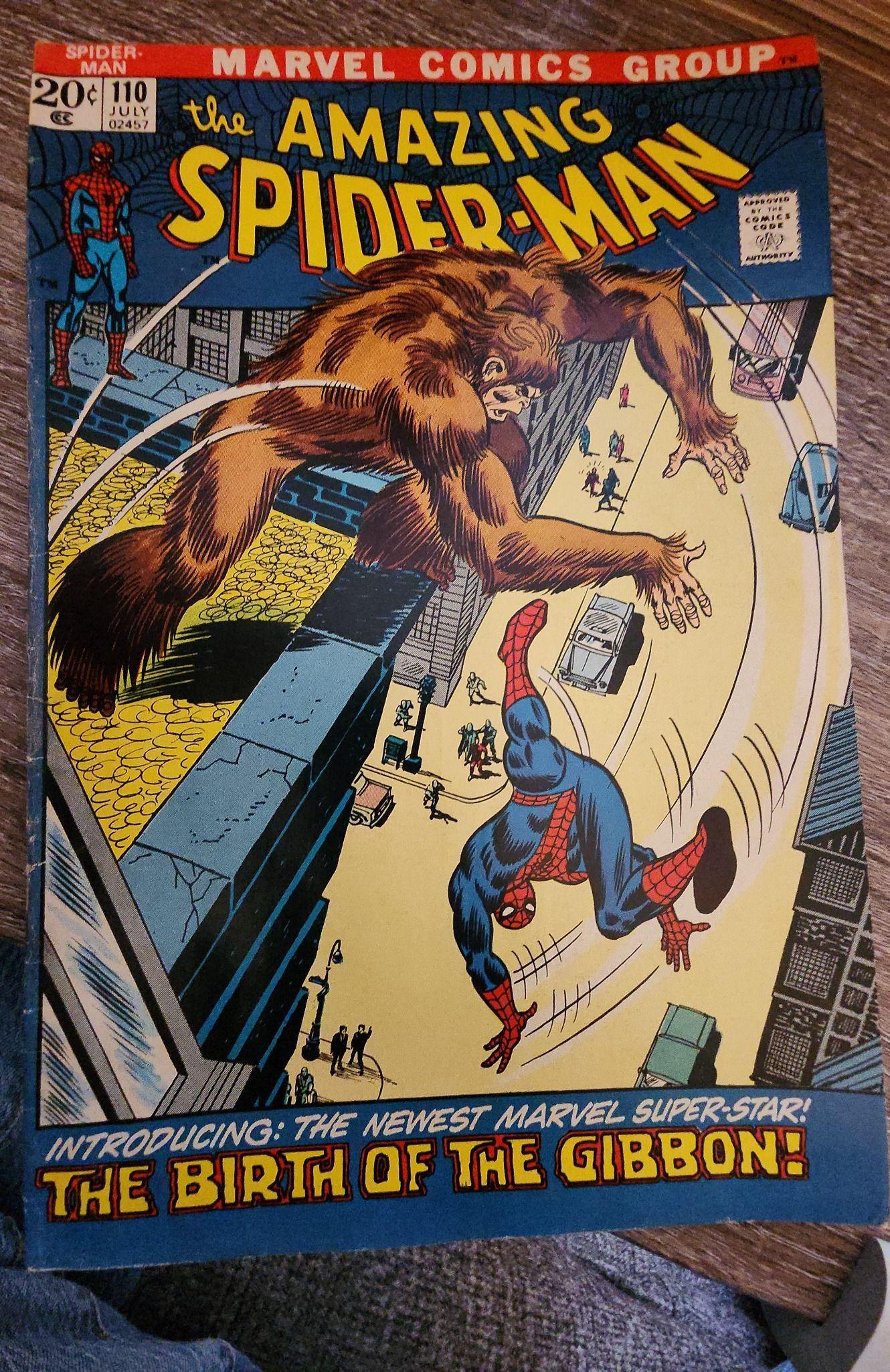Wallpaper #Cmeq6JIBSpphPi3-jz7A95 The Amazing Spider Man 110 1972 Spider Man Comic Books Bronze