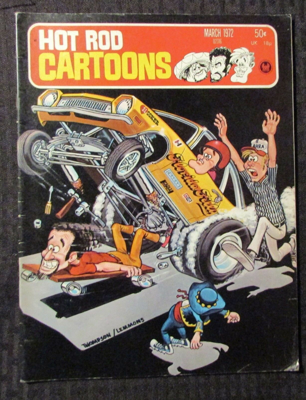 Wallpaper #KWhmFJMBSpphPi3-4wQV320 1972 March Hot Rod Cartoons Magazine Car Toons Fn 55 Comic Books