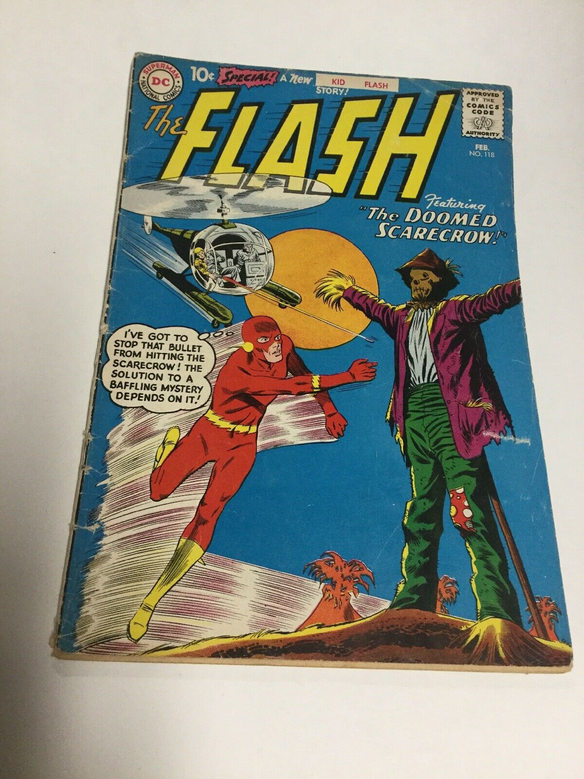 Wallpaper #aO80TZMBMN-XEVvVKj_l317 The Flash 118 Vg Very Good 40 Bottom Staple Detached DC Comics Silver