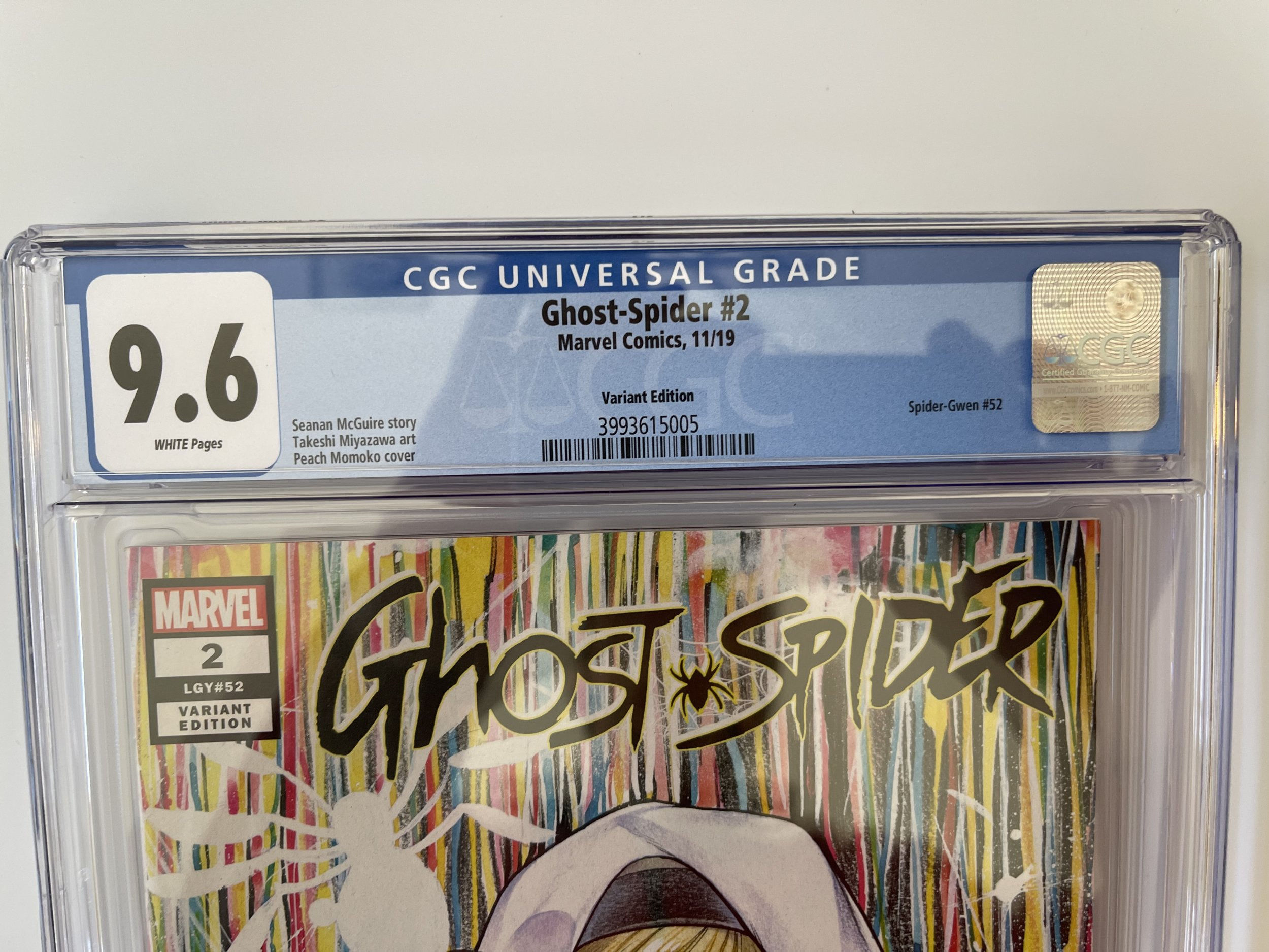 Wallpaper #JPSqOZMBKFX8bn3r5ncf184 Marvel Ghost Spider 2 Peach Momoko Variant Cover Cgc 96 Spider Gwen 1