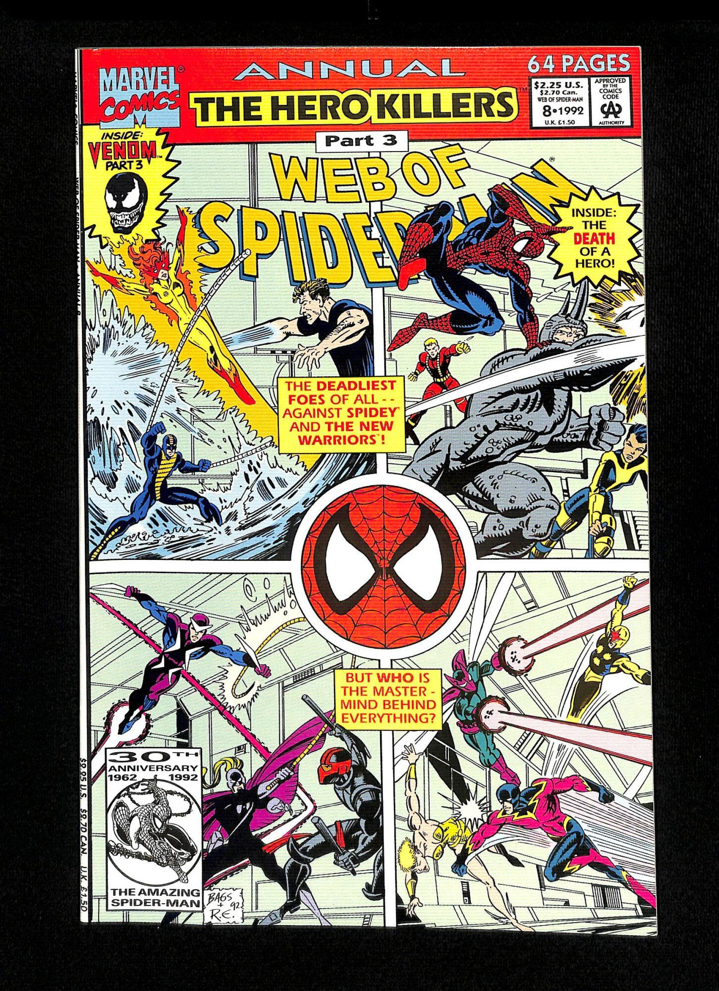 Wallpaper #3WfD_pIBSpphPi3-AKAQ271 Web of Spider Man Annual 8 Origin of Venom Full Runs Sets Marvel