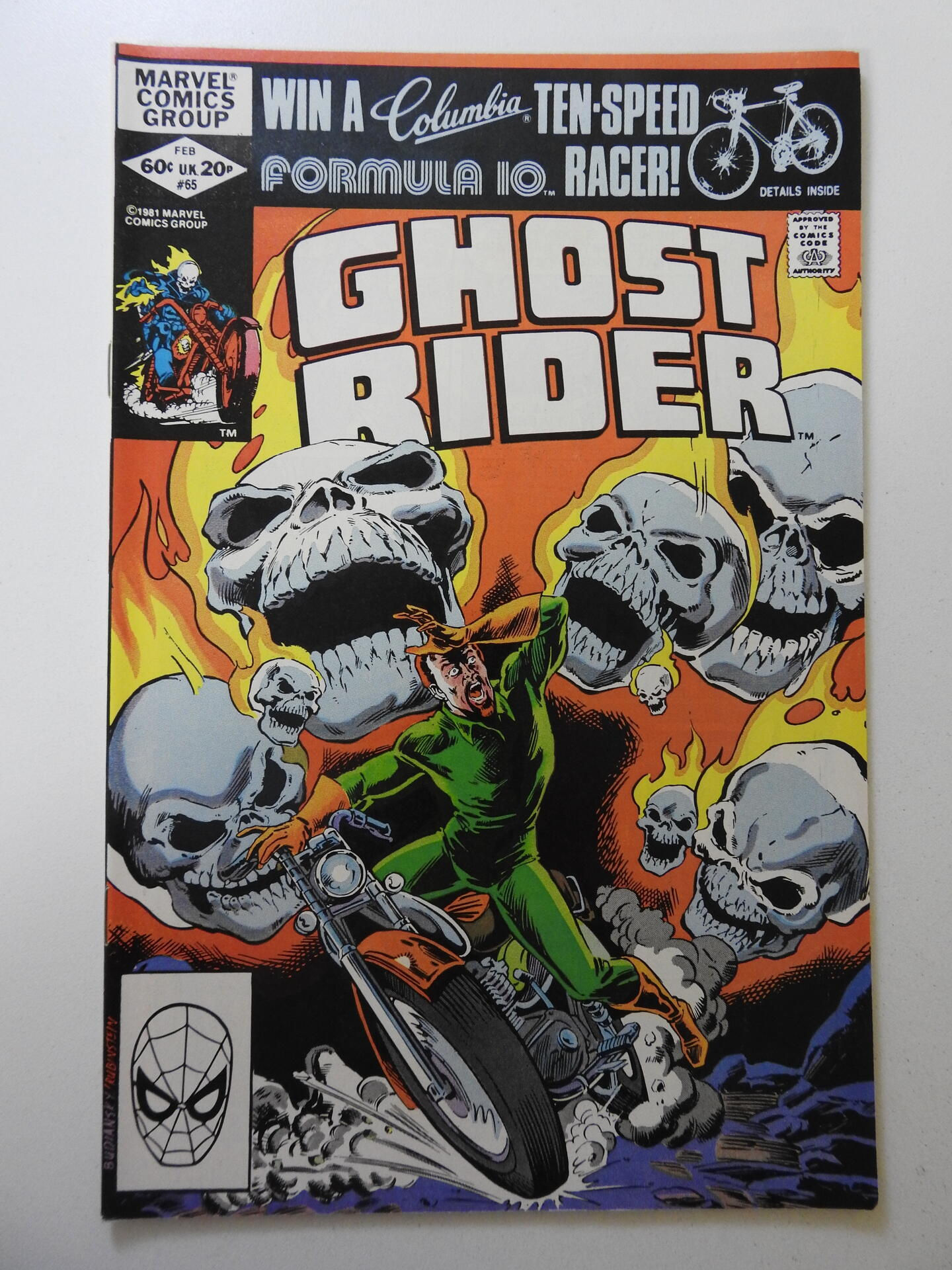 Wallpaper #8fQZOpMBKFX8bn3rGXdZ150 Ghost Rider 65 Direct Edition 1982 Nm Condition Comic Books