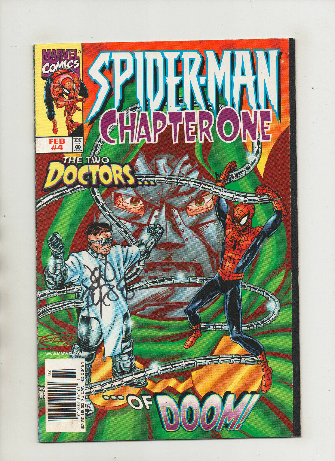Wallpaper #oHfLJ5MB-pgBXx60Lqfg161 Spider Man Chapter One 4 Signed by John Byrne Grade 92 1999