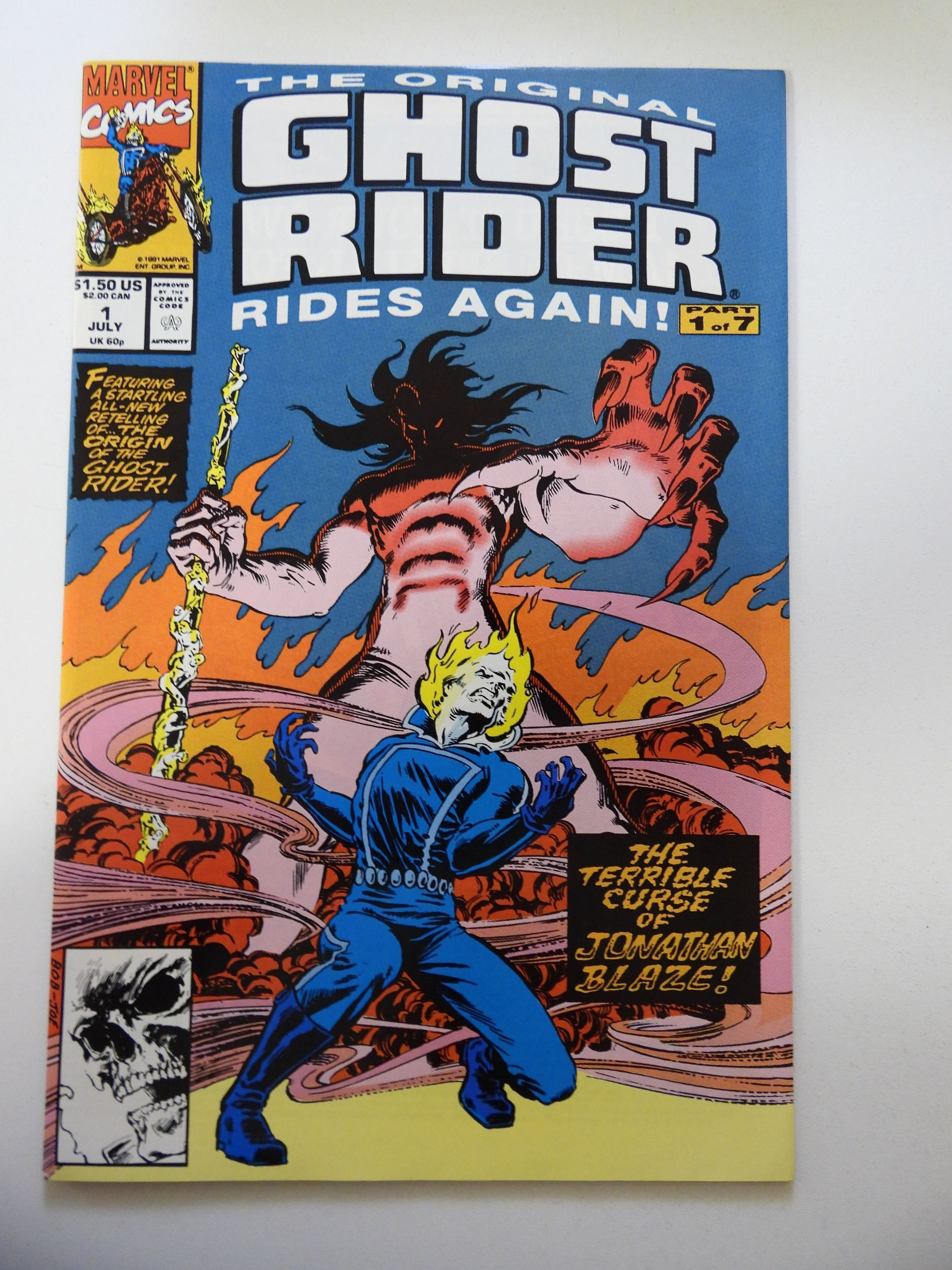 Wallpaper #8fQZOpMBKFX8bn3rGXdZ371 The Original Ghost Rider Rides Again 1 Comic Books Copper Age