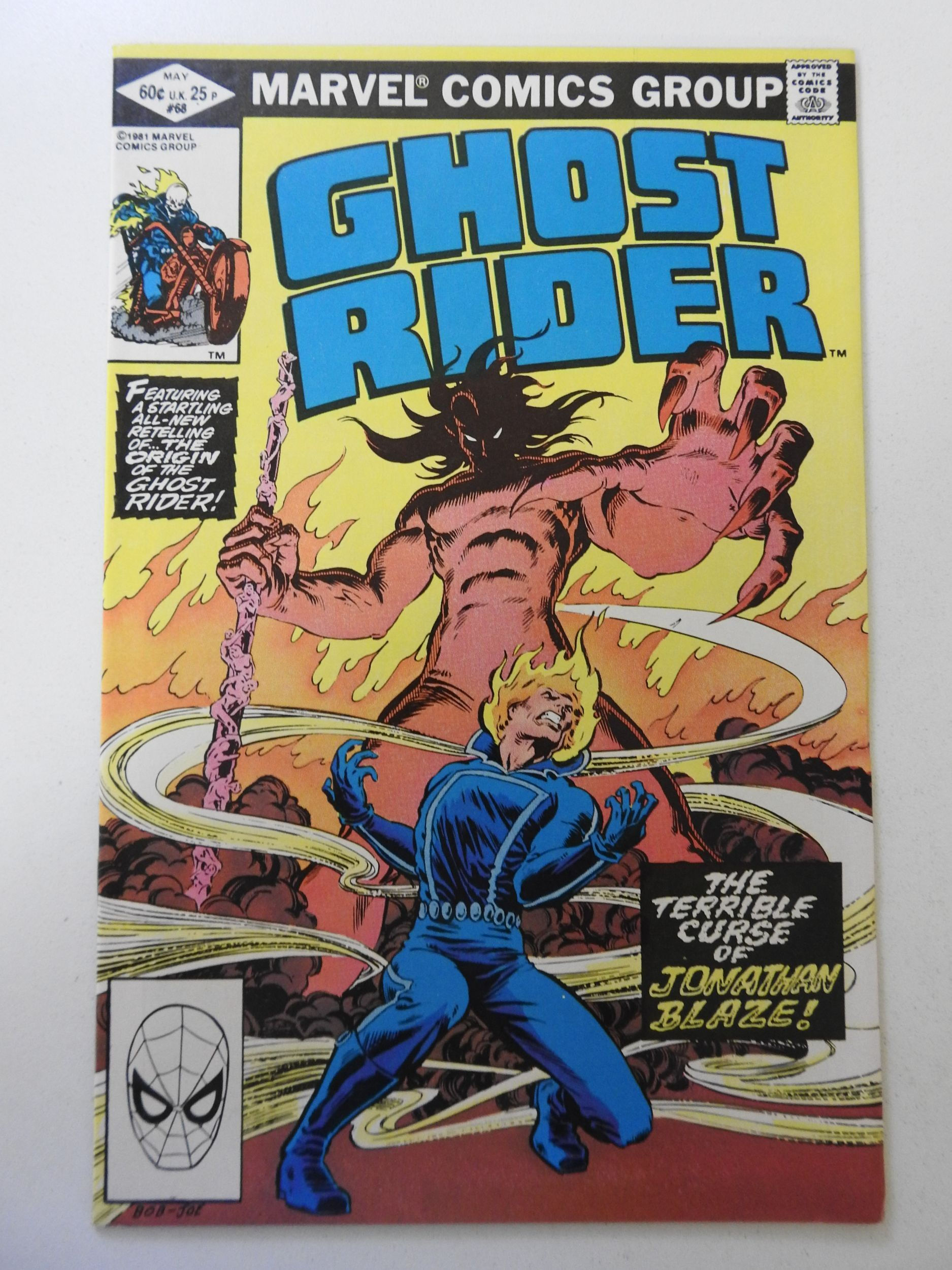 Wallpaper #8fQZOpMBKFX8bn3rGXdZ211 Ghost Rider 68 1982 Vf Condition Comic Books Bronze Age