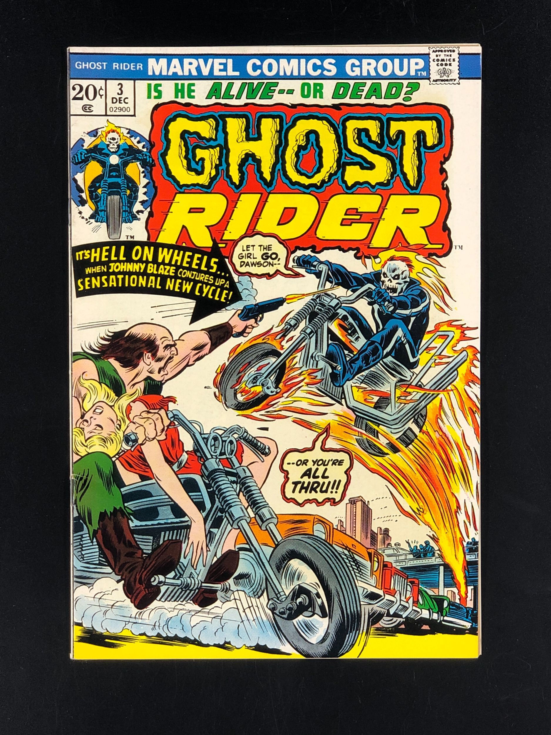 Wallpaper #4_QTOpMBKFX8bn3r23cf315 Ghost Rider 3 1973 Fnvf 2nd Son of Satan Comic Books Bronze Age