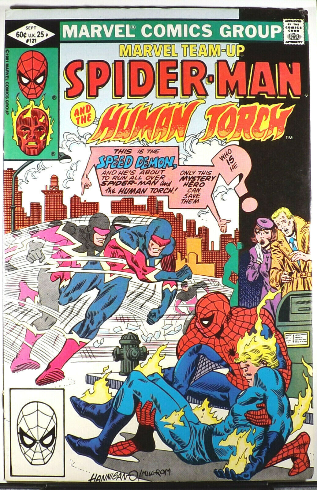 Wallpaper #Cmeq6JIBSpphPi3-jz7A208 Marvel Team Up 121 Vf Spider Man 1st Appearance of Frog Man 1982 She