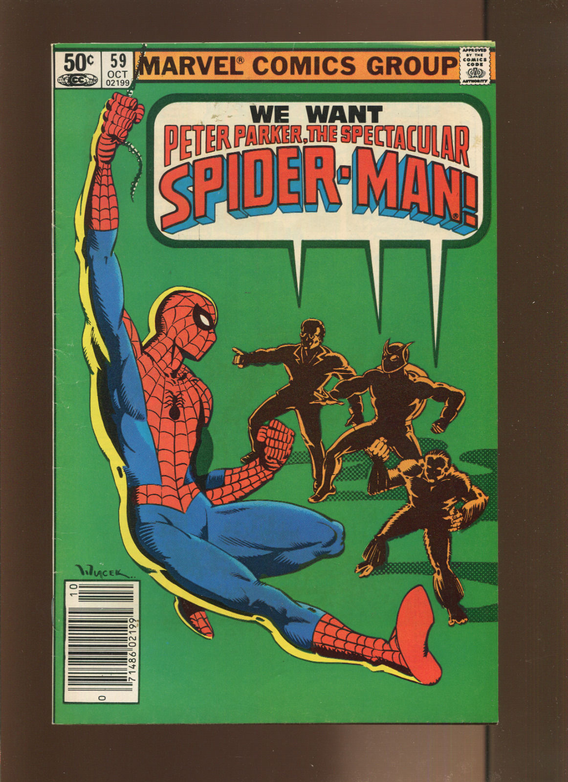 Wallpaper #ojEJNpMB5zzyi_yYE1i6463 Spectacular Spiderman 59 Bob Wiacek Cover Art Newsstand Ed 80