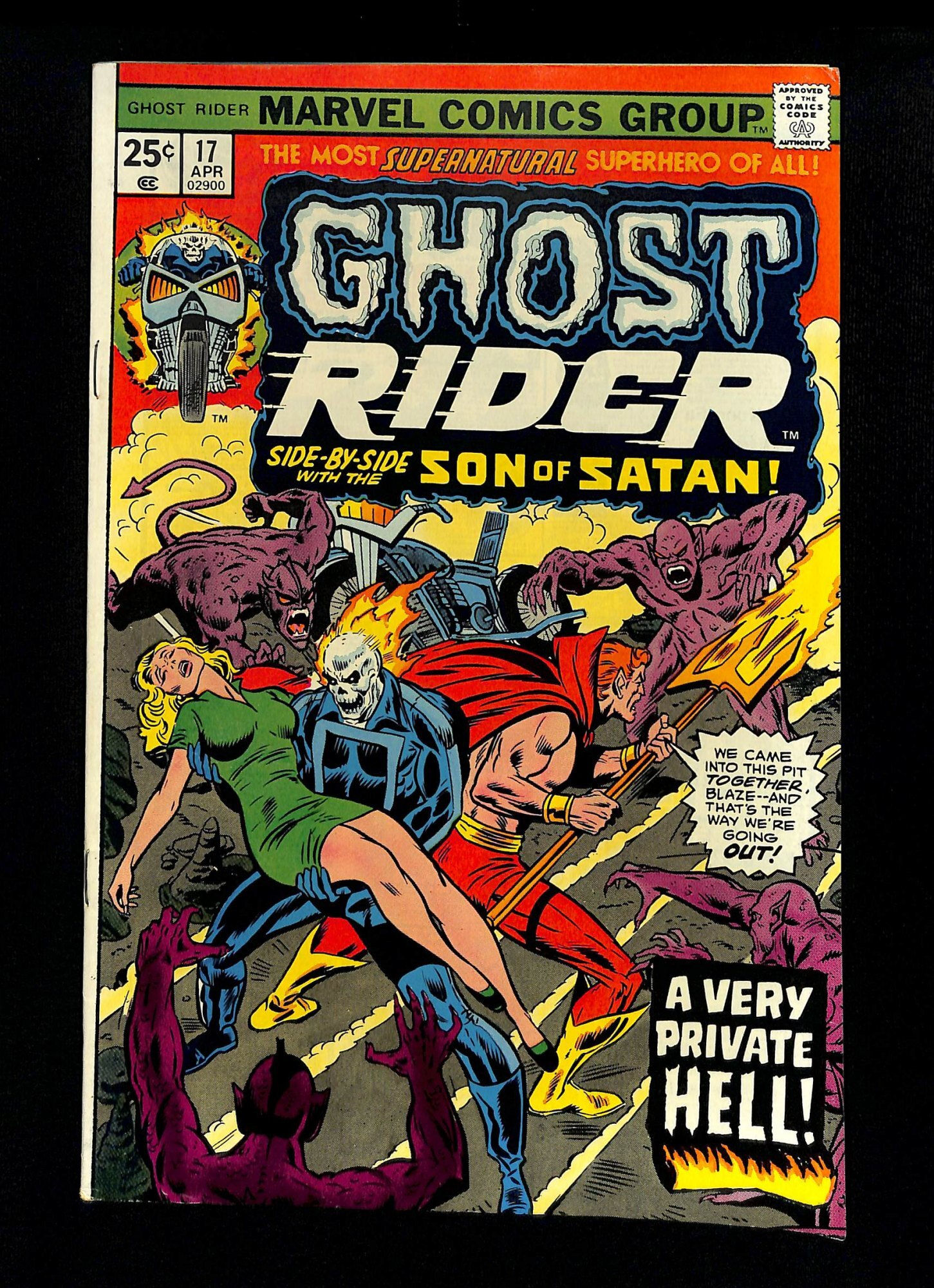 Wallpaper #4_QTOpMBKFX8bn3r23cf322 Ghost Rider 1973 17 1st Son of Satan Comic Books Bronze Age