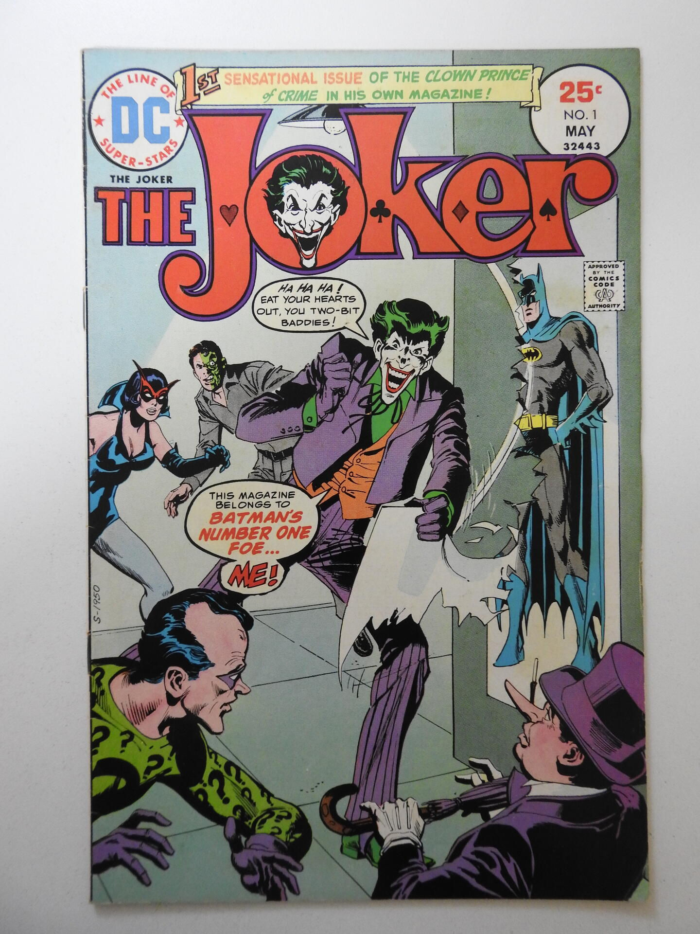 Wallpaper #OEAwL5MBJhL2WPba6bya132 The Joker 1 1975 Vgfn Condition Comic Books Bronze Age DC