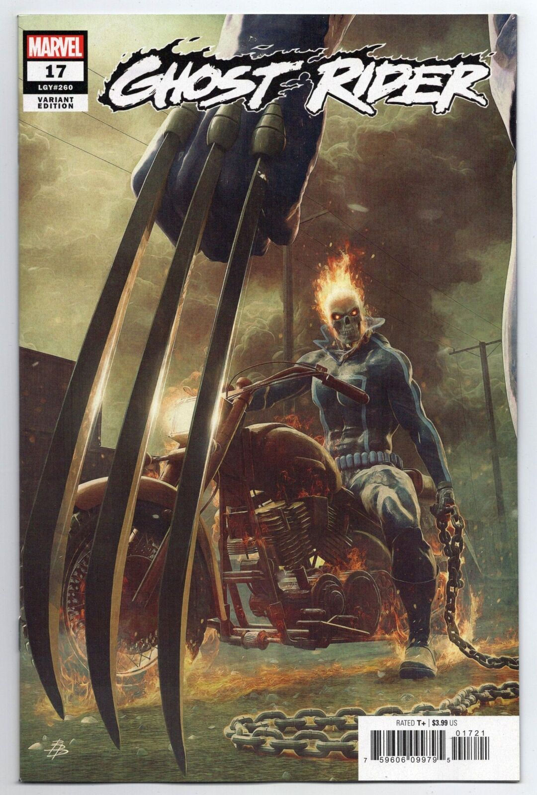 Wallpaper #8fQZOpMBKFX8bn3rGXdZ183 Ghost Rider 17 Bjorn Barends Variant Marvel 2023 Nm Comic Books