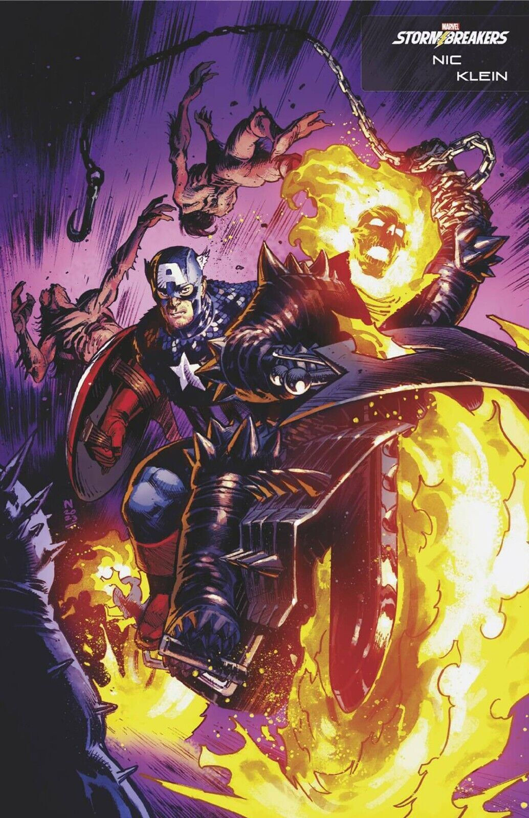 Wallpaper #8fQZOpMBKFX8bn3rGXdZ147 Ghost Rider 18 Stormbreakers Variant Nm Marvel 2023 Pre Sale Ships