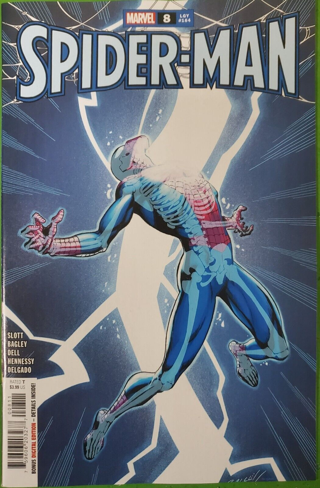 Wallpaper #HfSpOZMBKFX8bn3rAHe_201 Spider Man 8 Dan Slott 1st Full Appearance Spider Boy 2023 Marvel Nm