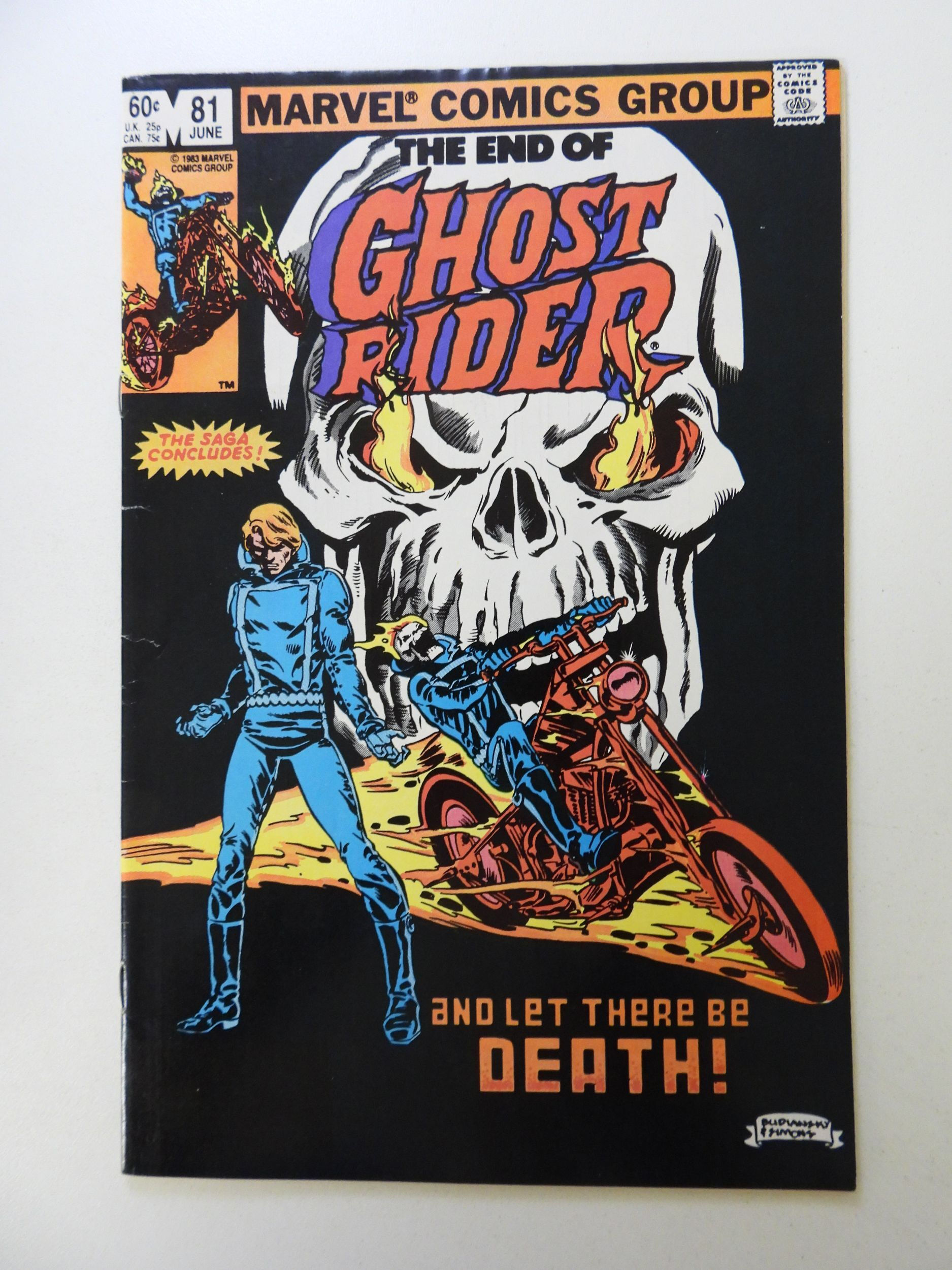 Wallpaper #8fQZOpMBKFX8bn3rGXdZ333 Ghost Rider 81 1983 Final Issue Fnvf Condition Comic Books