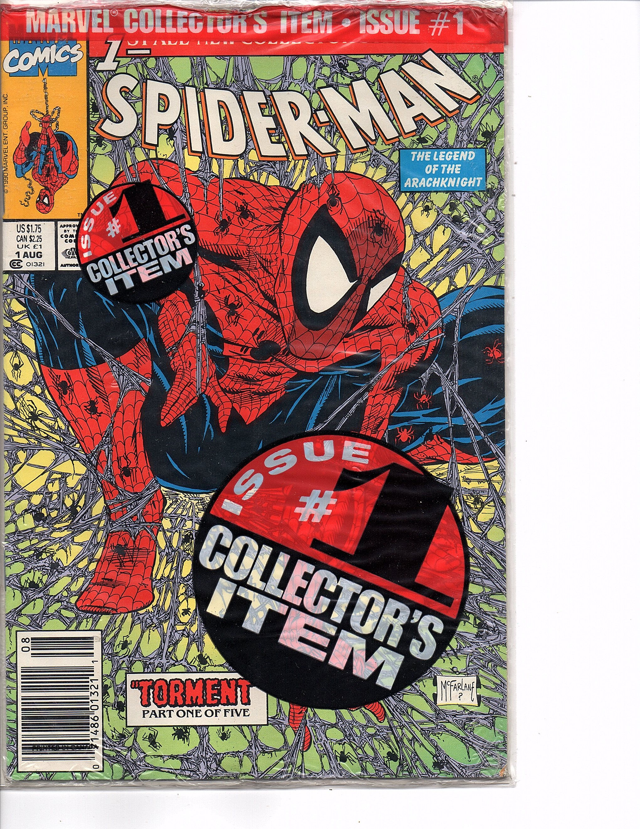 Wallpaper #LQDZ7I4BSdW8dNou8RU58 Marvel Comics Spider Man 1 Todd Mcfarlane Story Art Green Cover