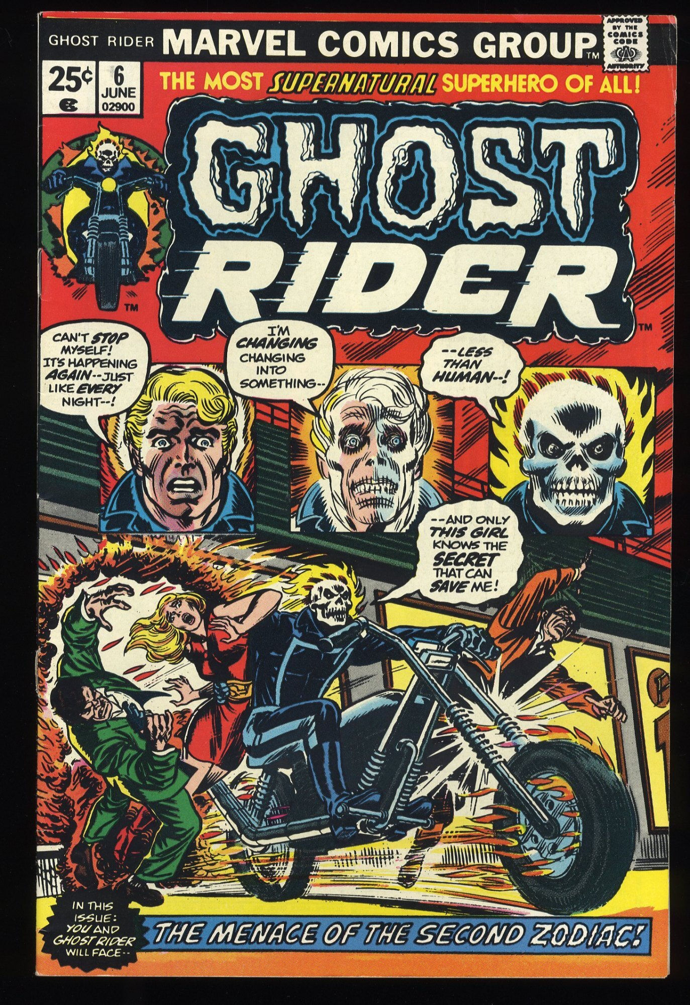 Wallpaper #8fQZOpMBKFX8bn3rGXdZ338 Ghost Rider 6 Fn 60 Menace of the Zodiac John Romita Comic Books