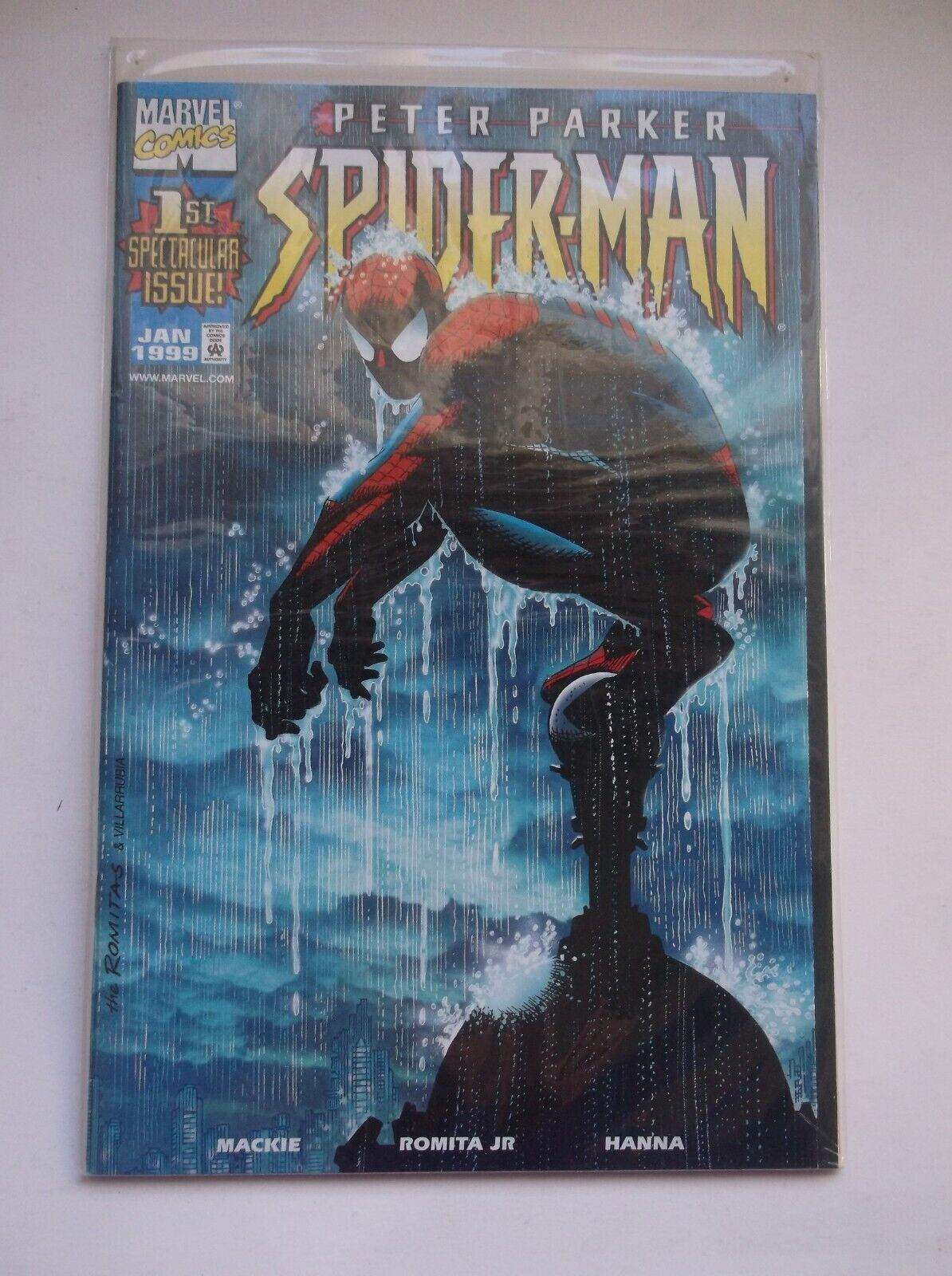 Wallpaper #_GjhFpMBSpphPi3-CAzn102 Marvel Peter Parker Spider Man 1 Dynamic Forces Variant Cover Wcoa