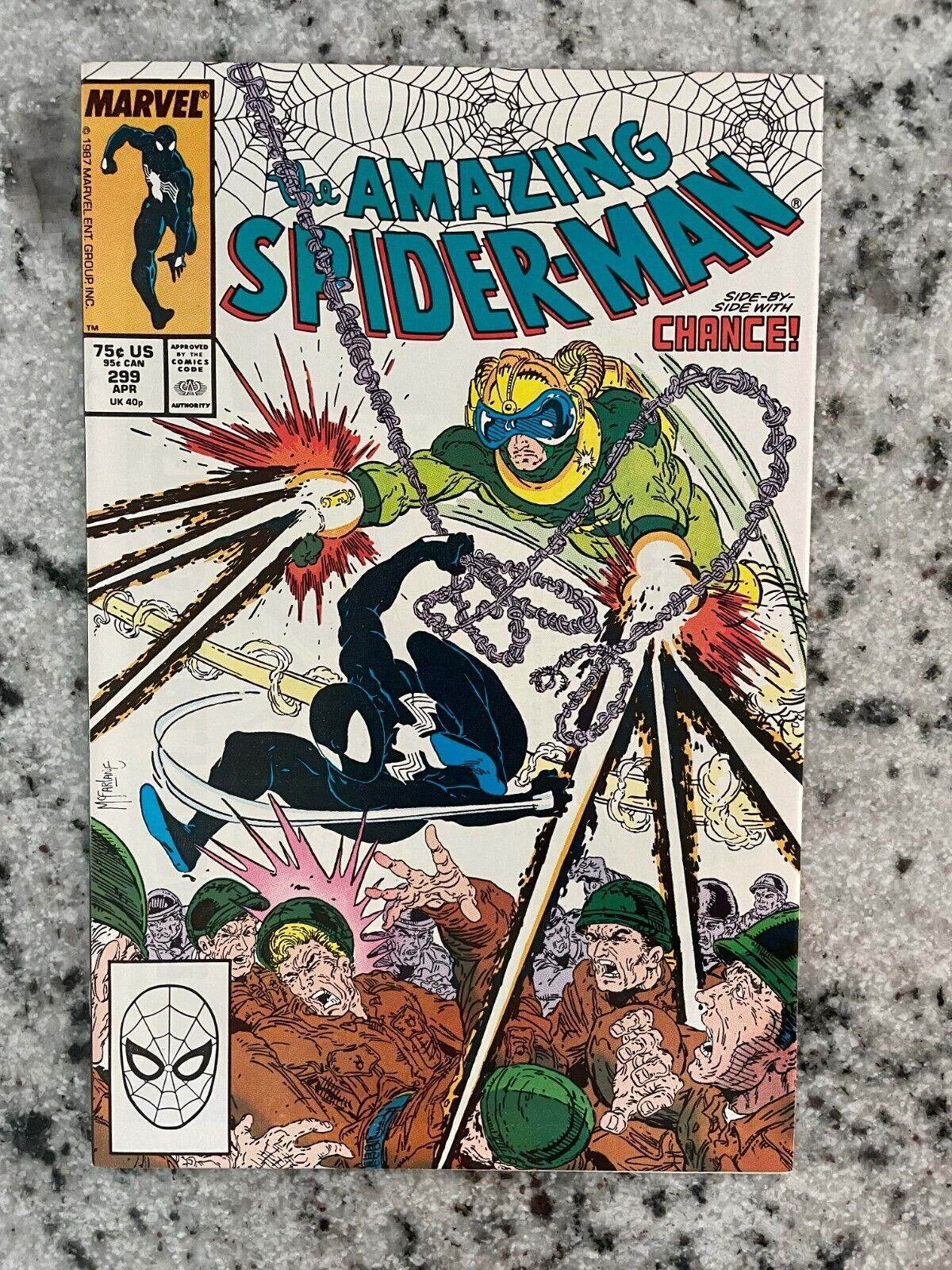 Wallpaper #GkAxMJMBJhL2WPbaVMA625 Amazing Spider Man 299 Nm Marvel Comic Book Venom Todd Mcfarlane