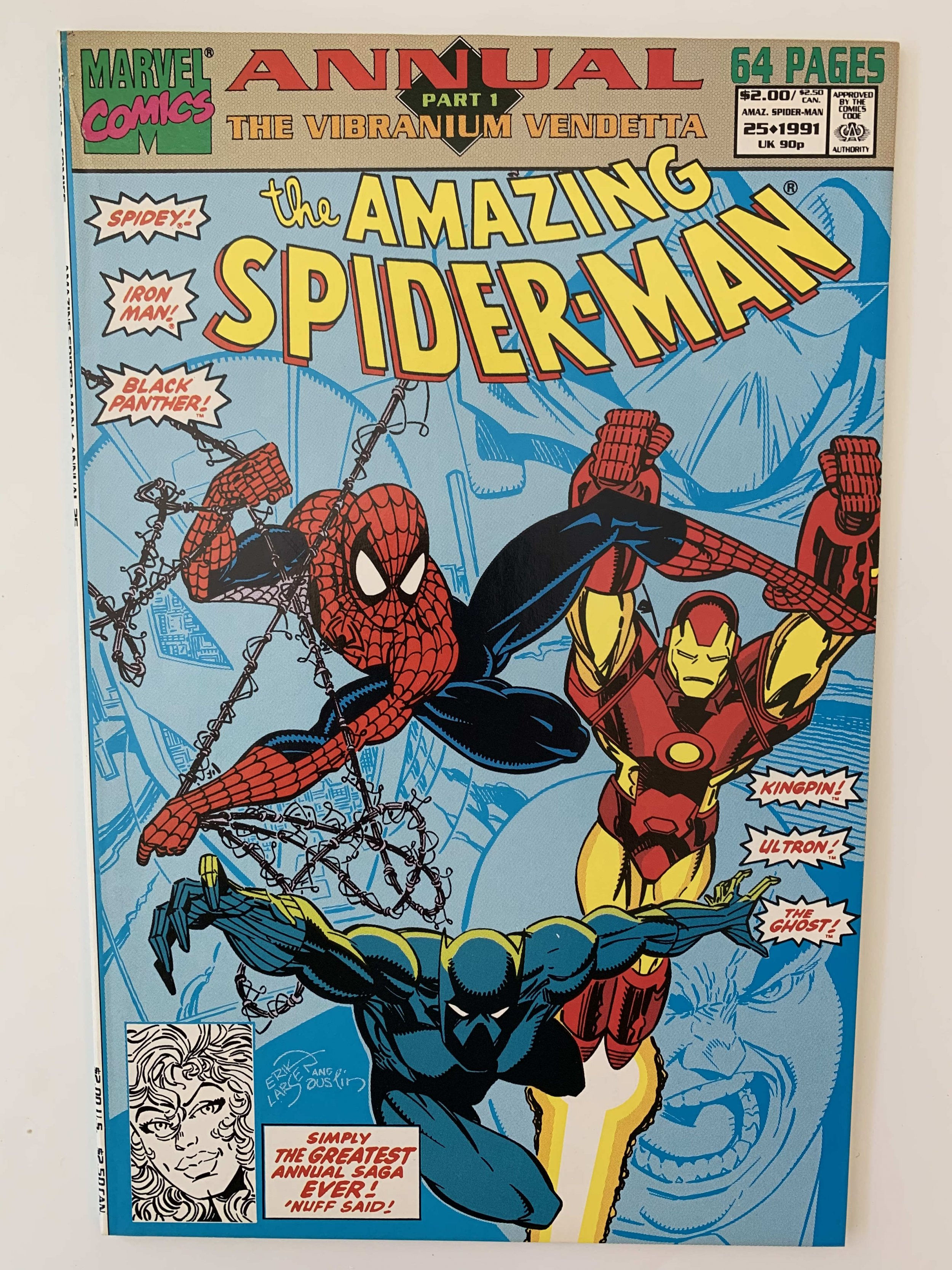 Wallpaper #VBkBBY8BtGB6xQ789FBK33 The Amazing Spider Man Annual 25 1991 Comic Books Copper Age